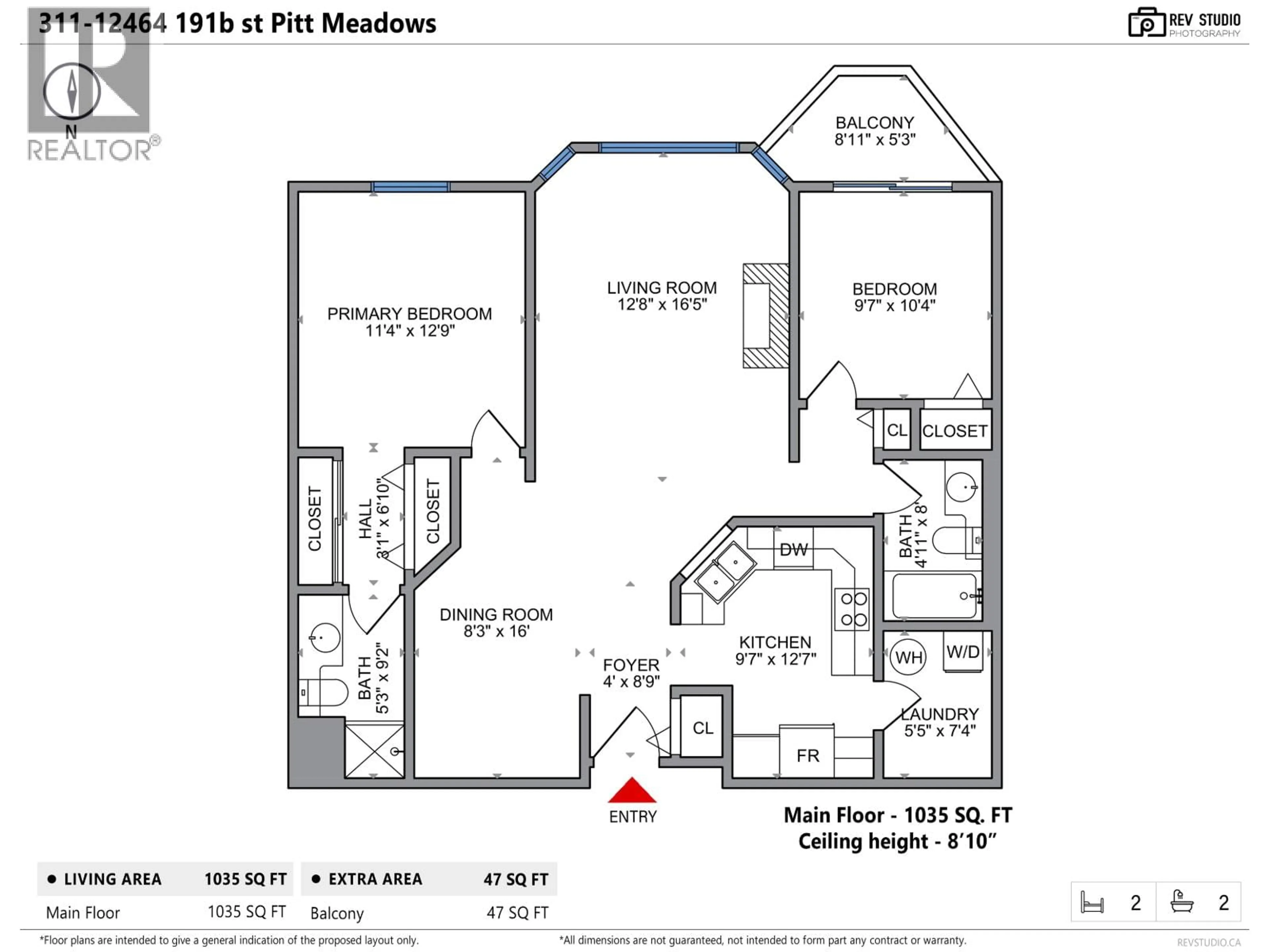 Floor plan for 311 - 12464 191B, Pitt Meadows British Columbia V3Y2P6