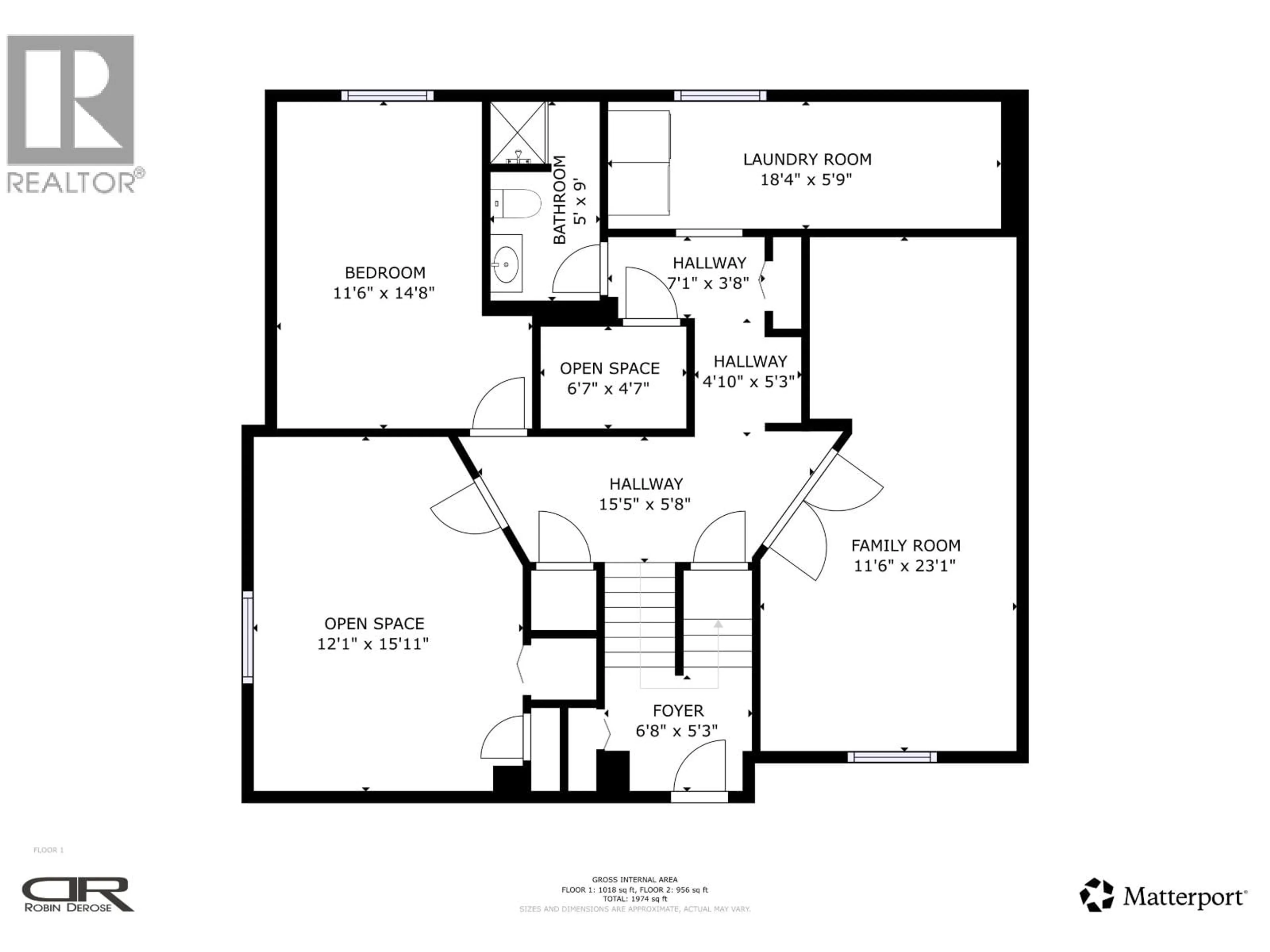 Floor plan for 11323 90 STREET, Fort St. John British Columbia V1J6R2