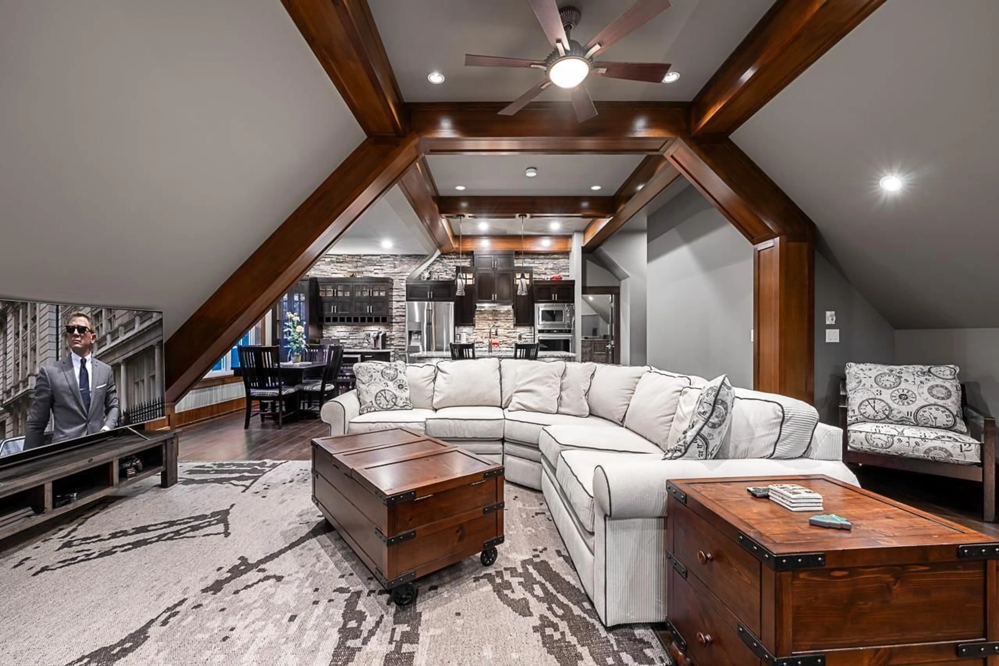 Living room with furniture, unknown for 6256 228, Langley British Columbia V2Y2L3