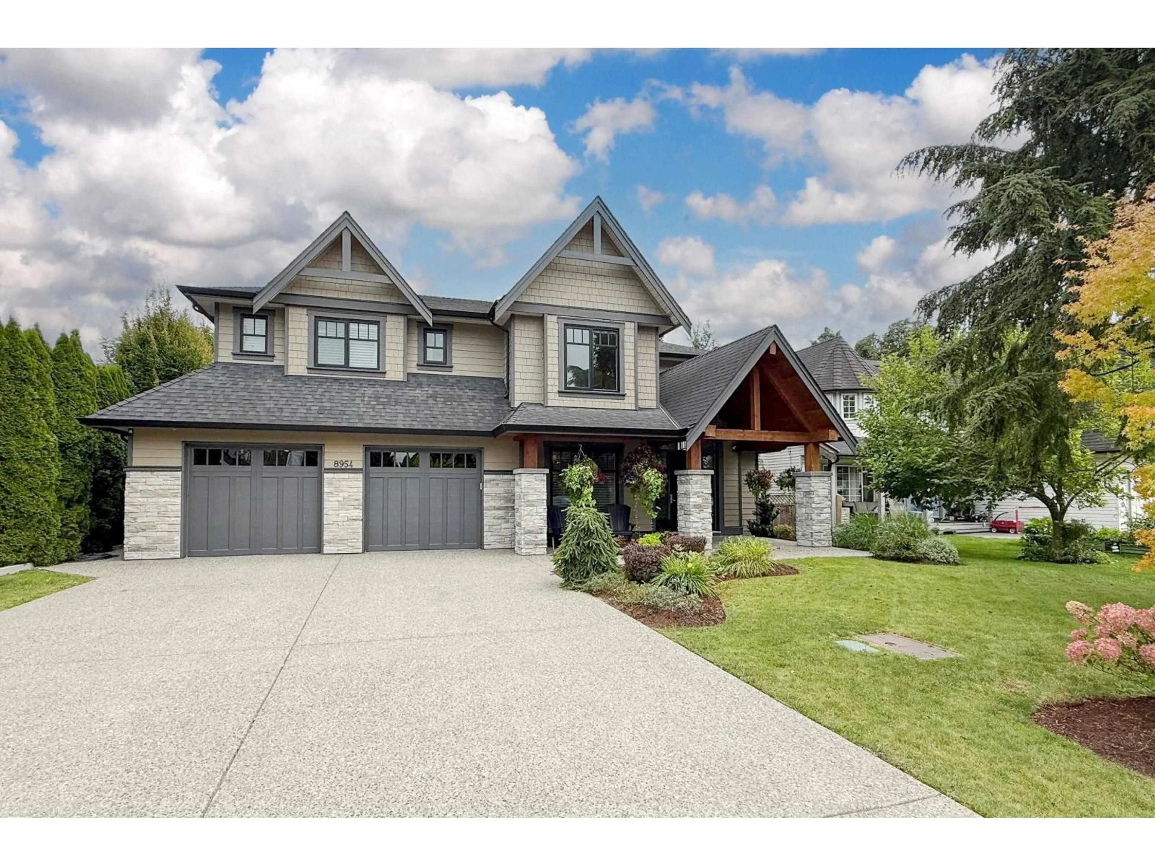 Home with brick exterior material, street for 8954 MACKIE, Langley British Columbia V1M2R5
