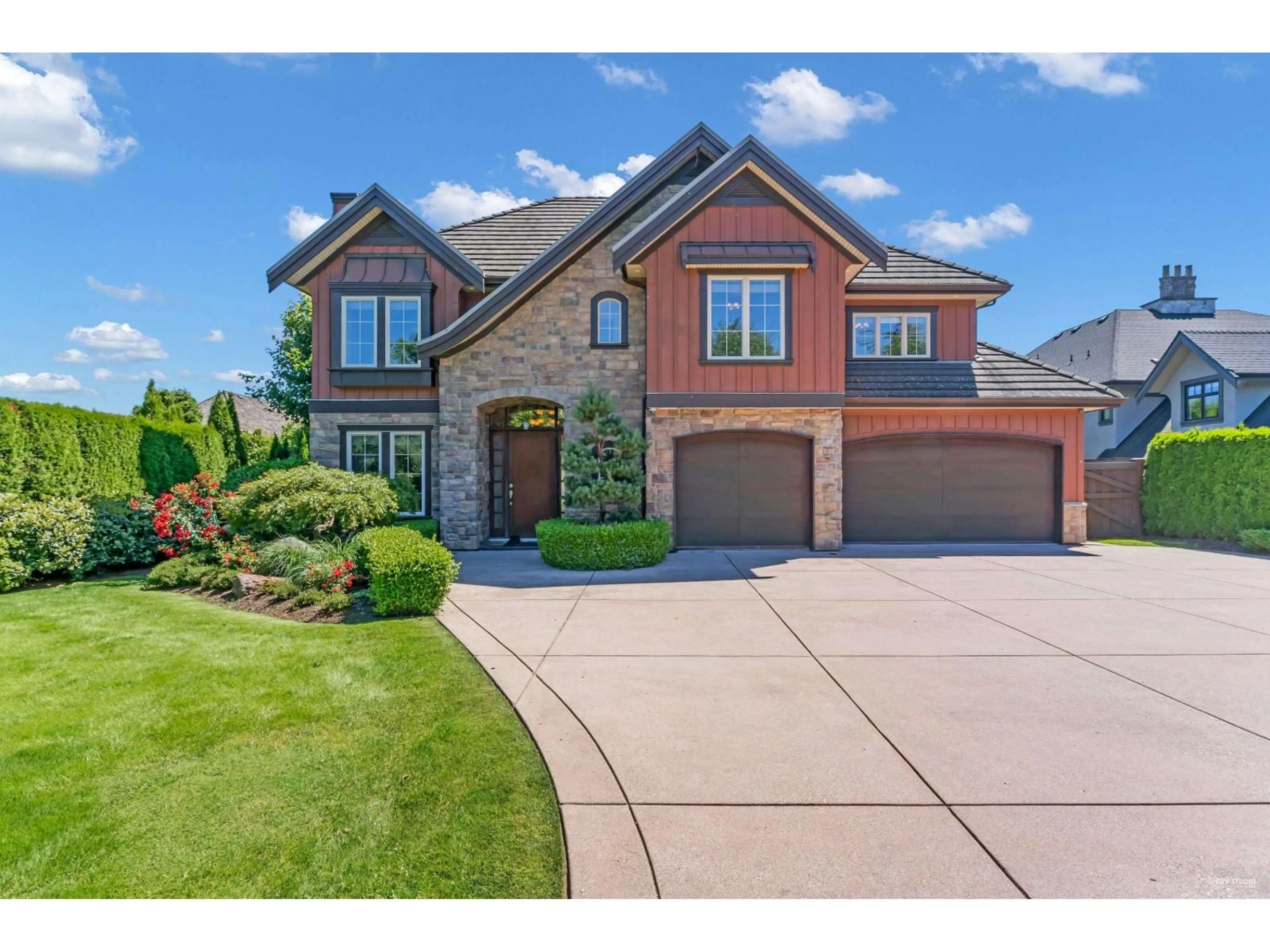 Home with brick exterior material, street for 3372 155, Surrey British Columbia V3Z0G4