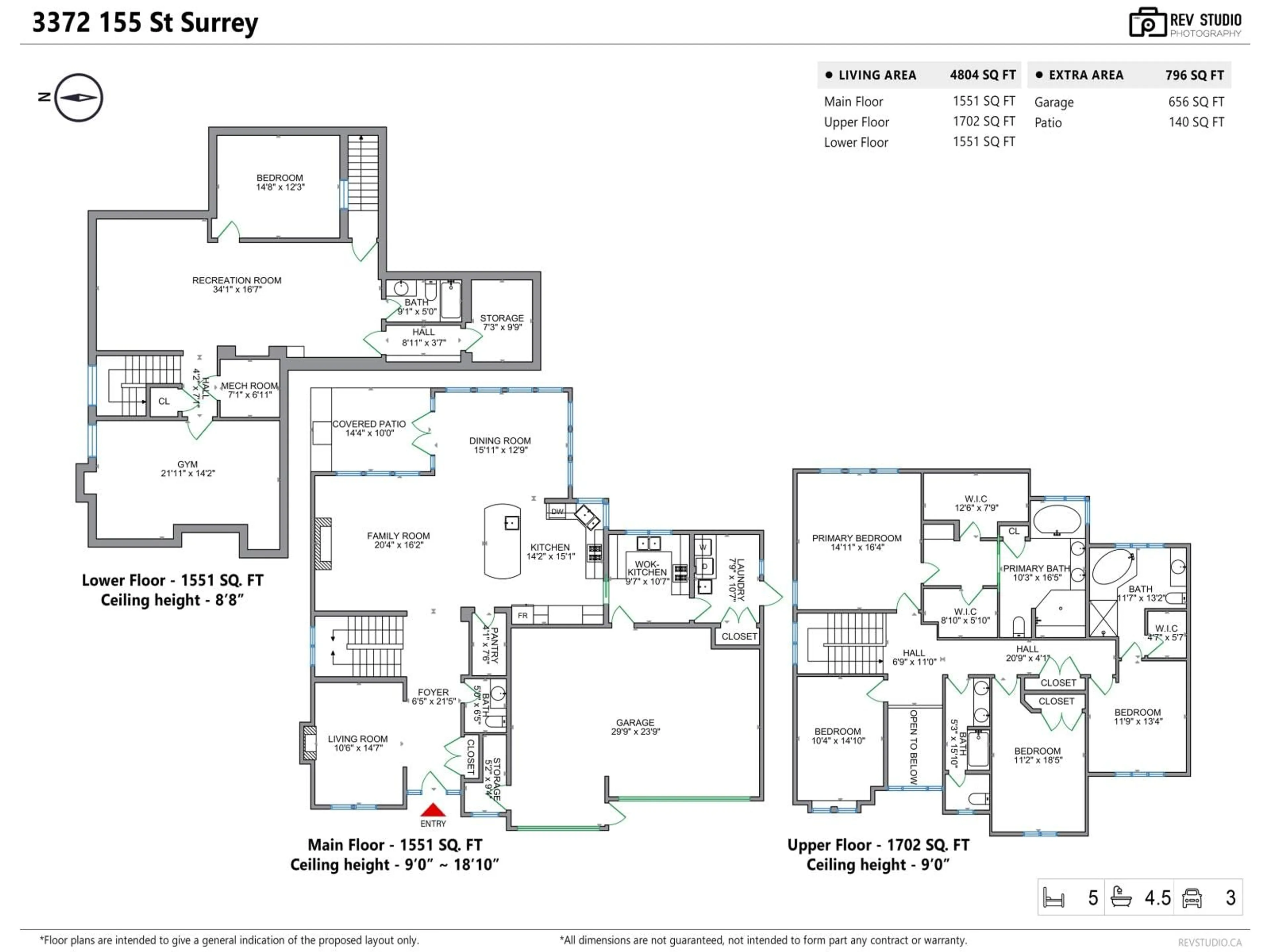 Floor plan for 3372 155, Surrey British Columbia V3Z0G4