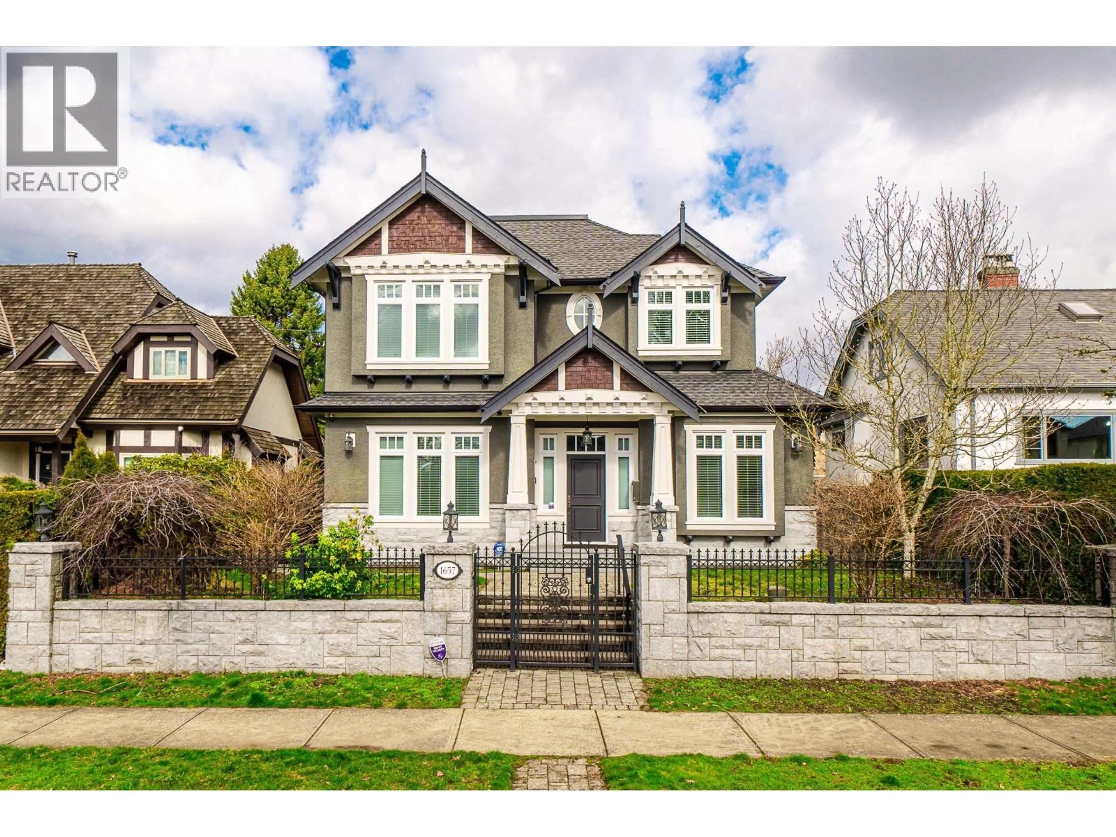 Home with brick exterior material, street for 1657 58TH AVENUE, Vancouver British Columbia V6P1W8