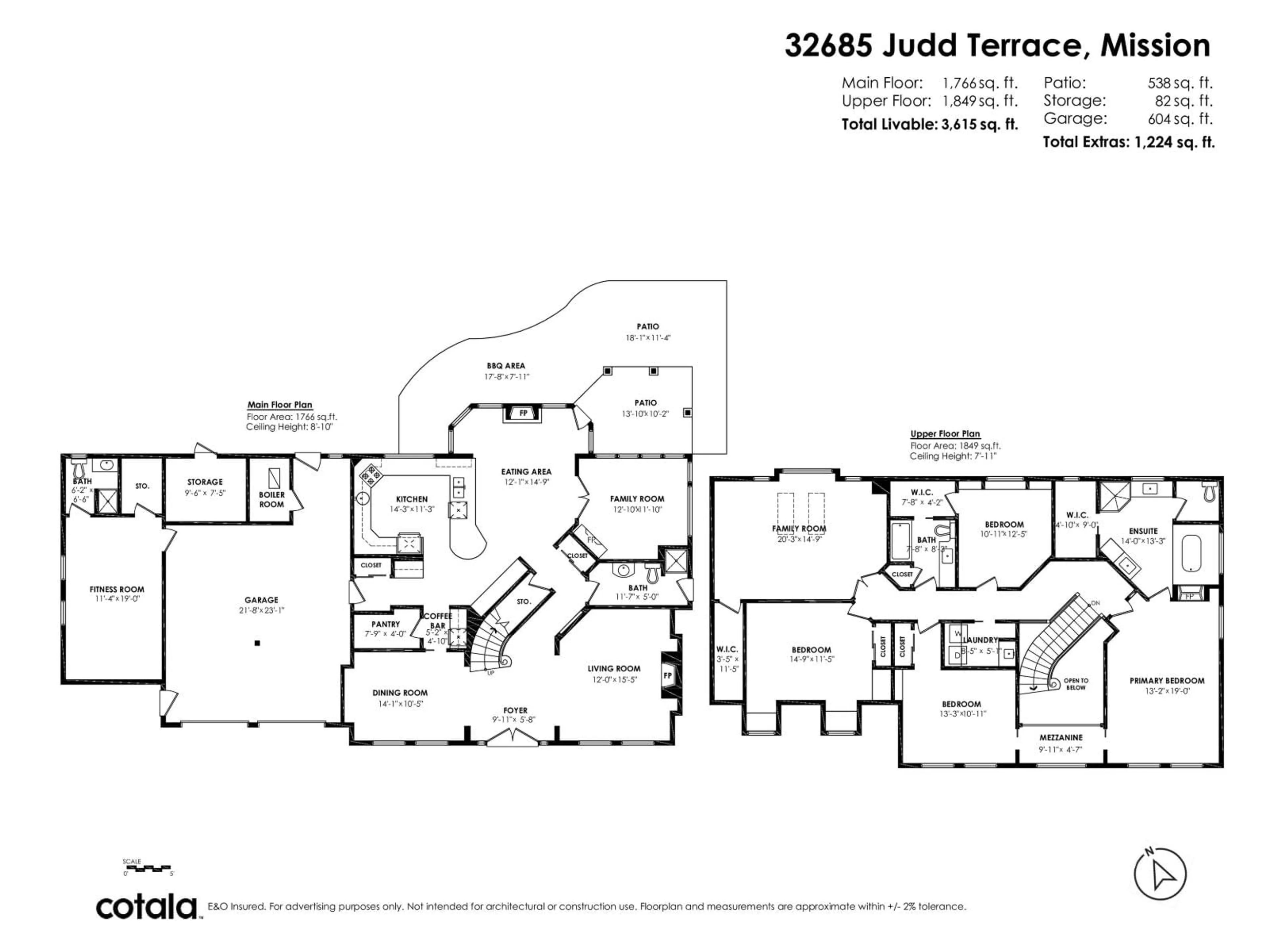 Floor plan for 32685 JUDD, Mission British Columbia V4S1A6