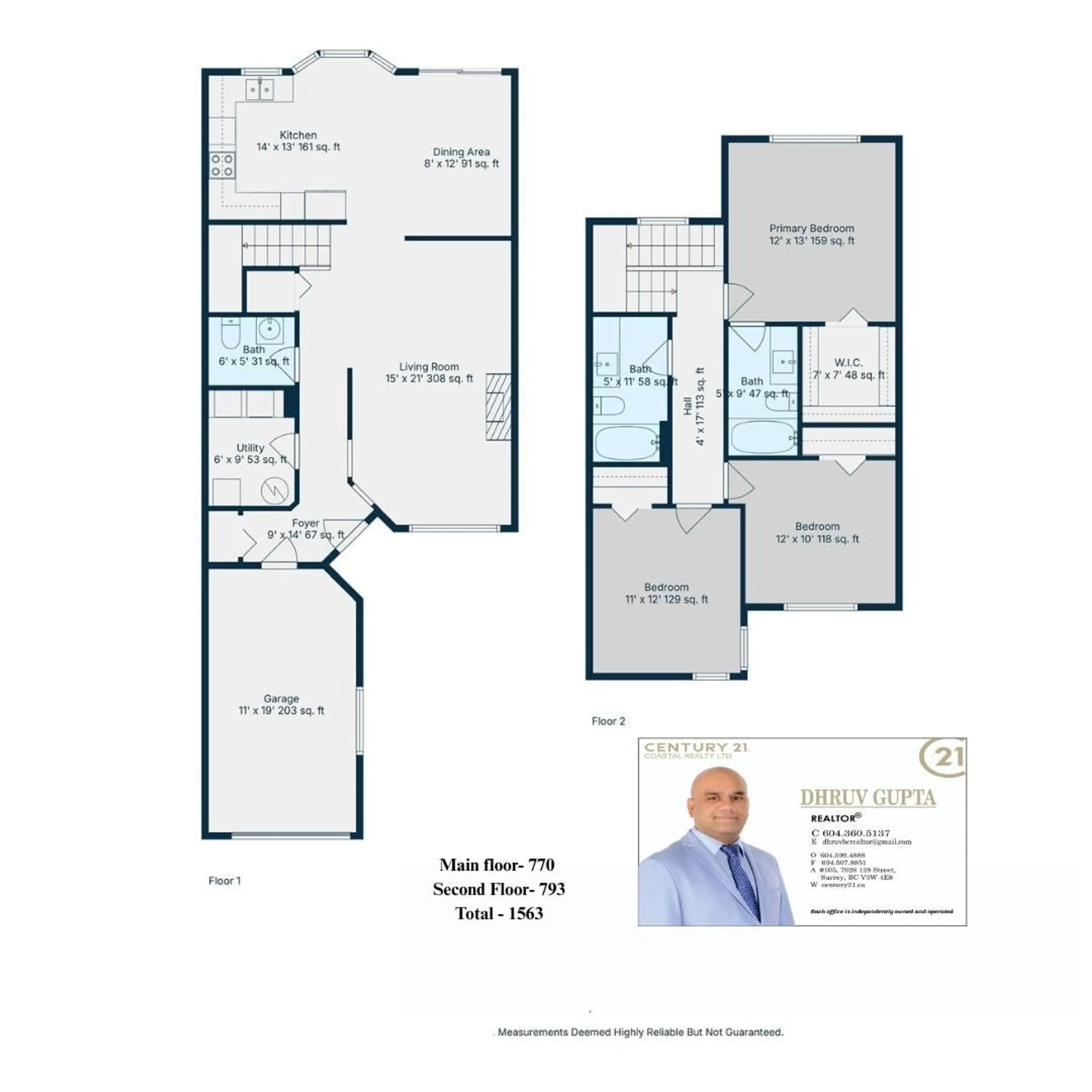 Floor plan for 103 - 16275 85, Surrey British Columbia V4N3K3