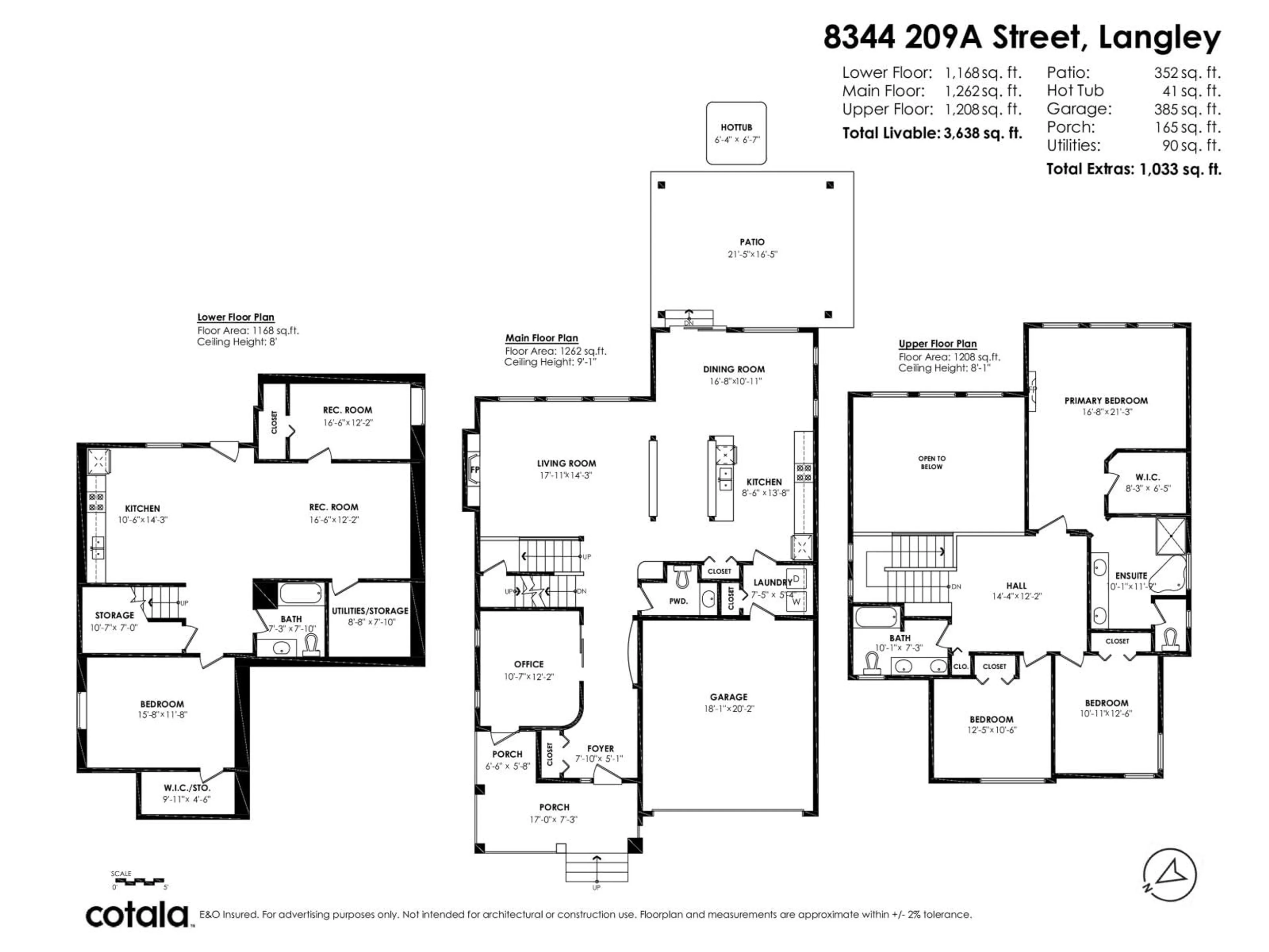 Floor plan for 8344 209A, Langley British Columbia V2Y3R9