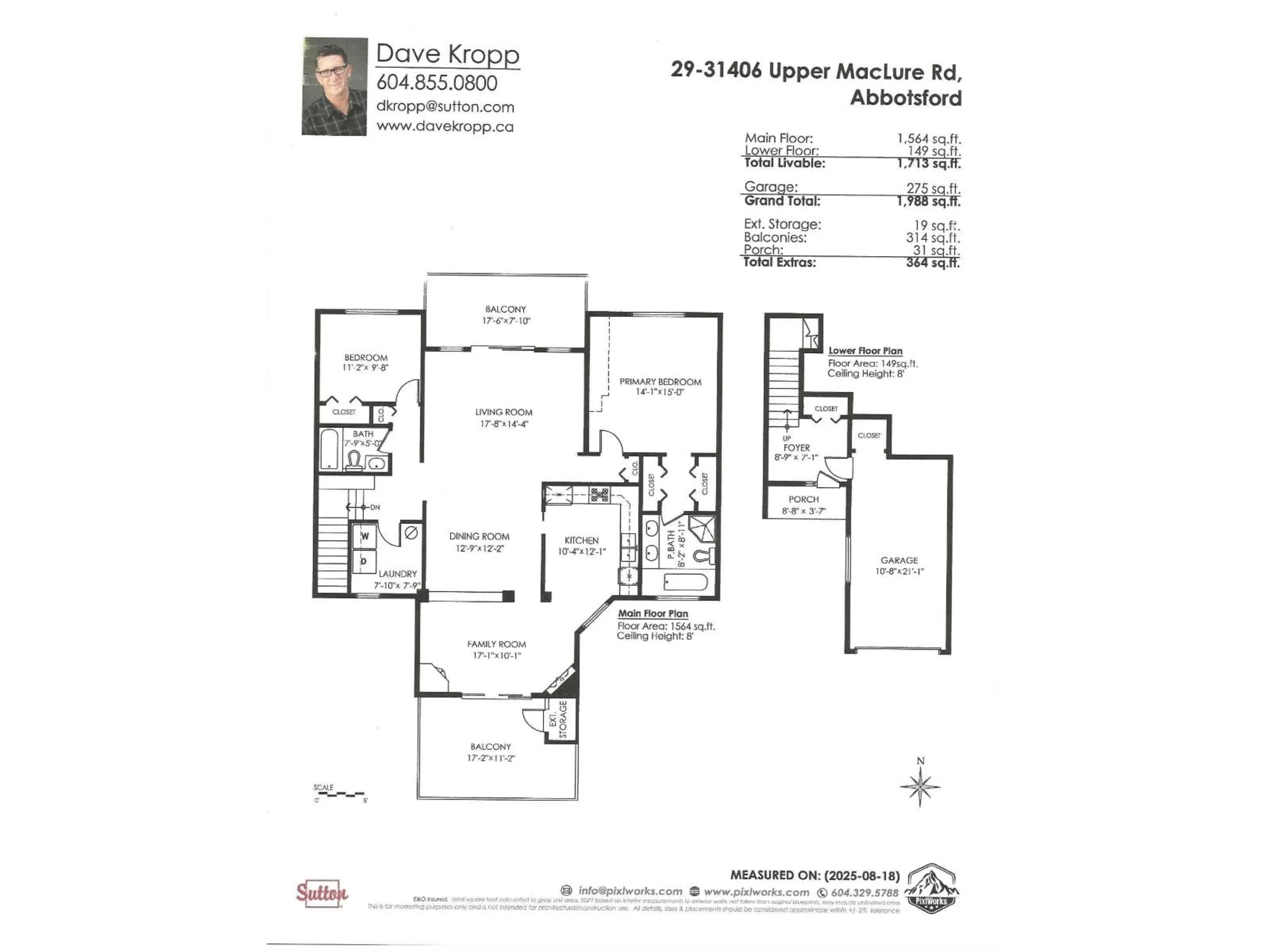Floor plan for 29 - 31406 UPPER MACLURE, Abbotsford British Columbia V2T5L8