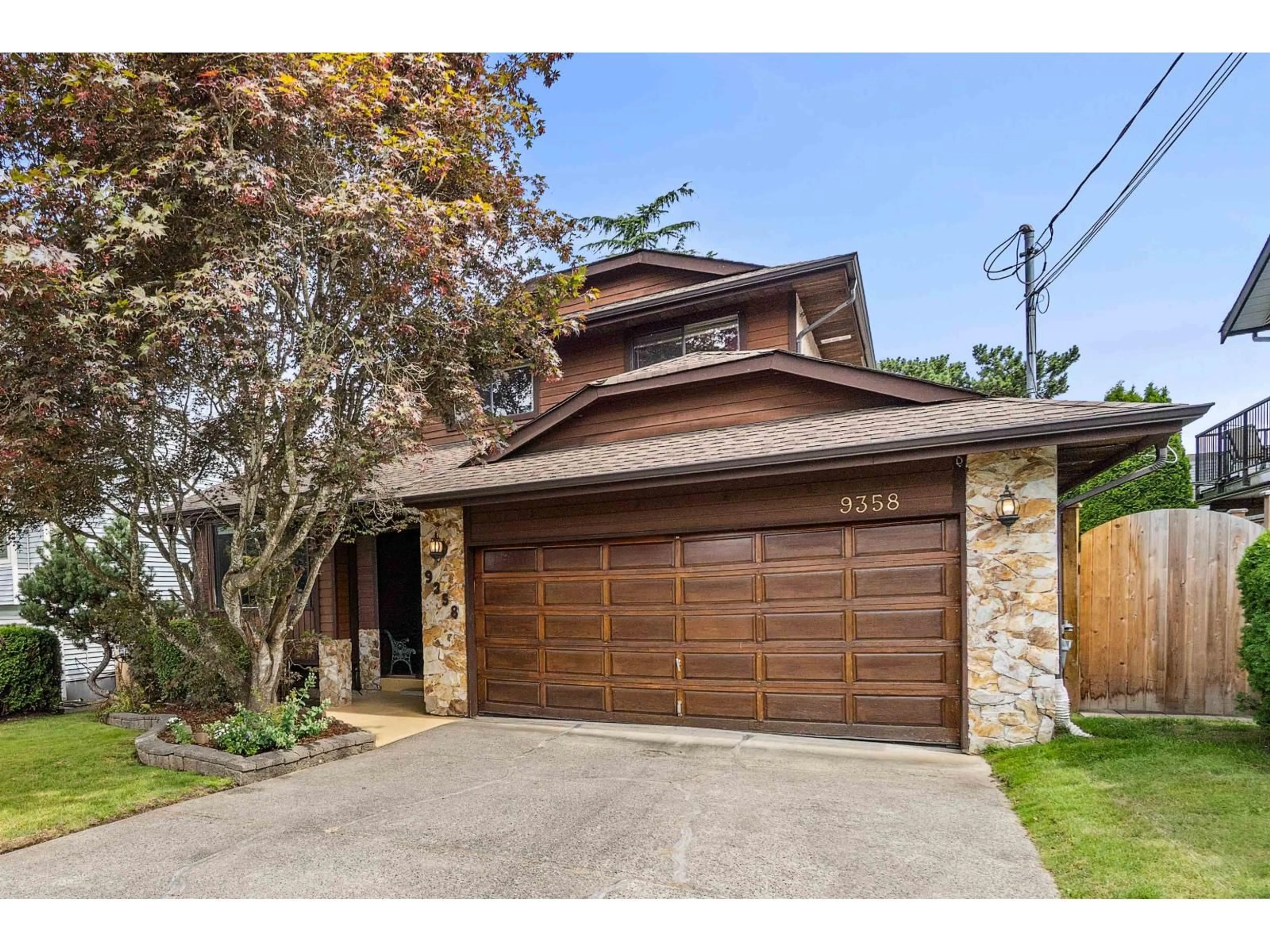 Home with brick exterior material, street for 9358 213TH, Langley British Columbia V1M1P6