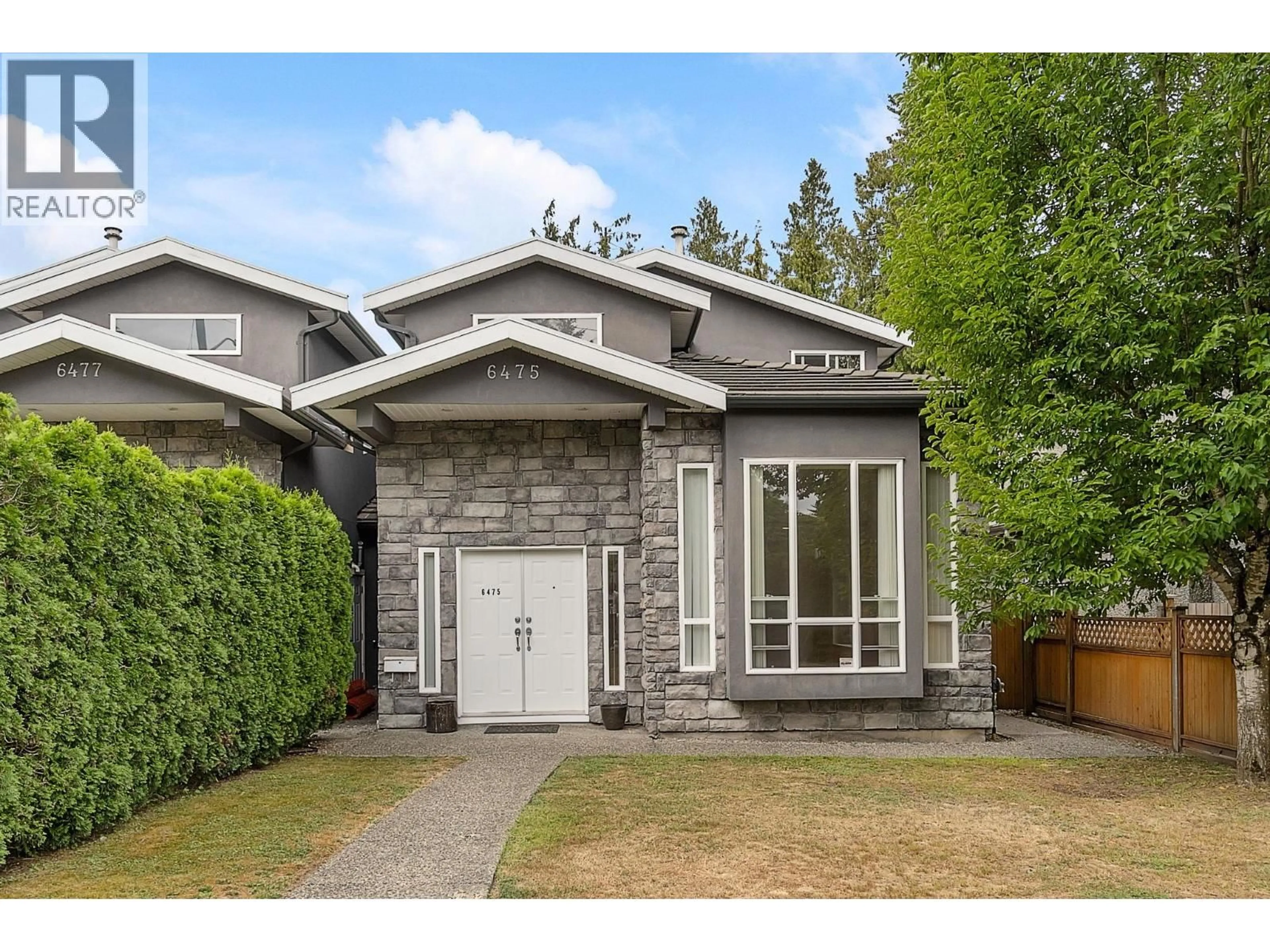 Home with vinyl exterior material, street for 6475 SPERLING AVENUE, Burnaby British Columbia V5E2V3