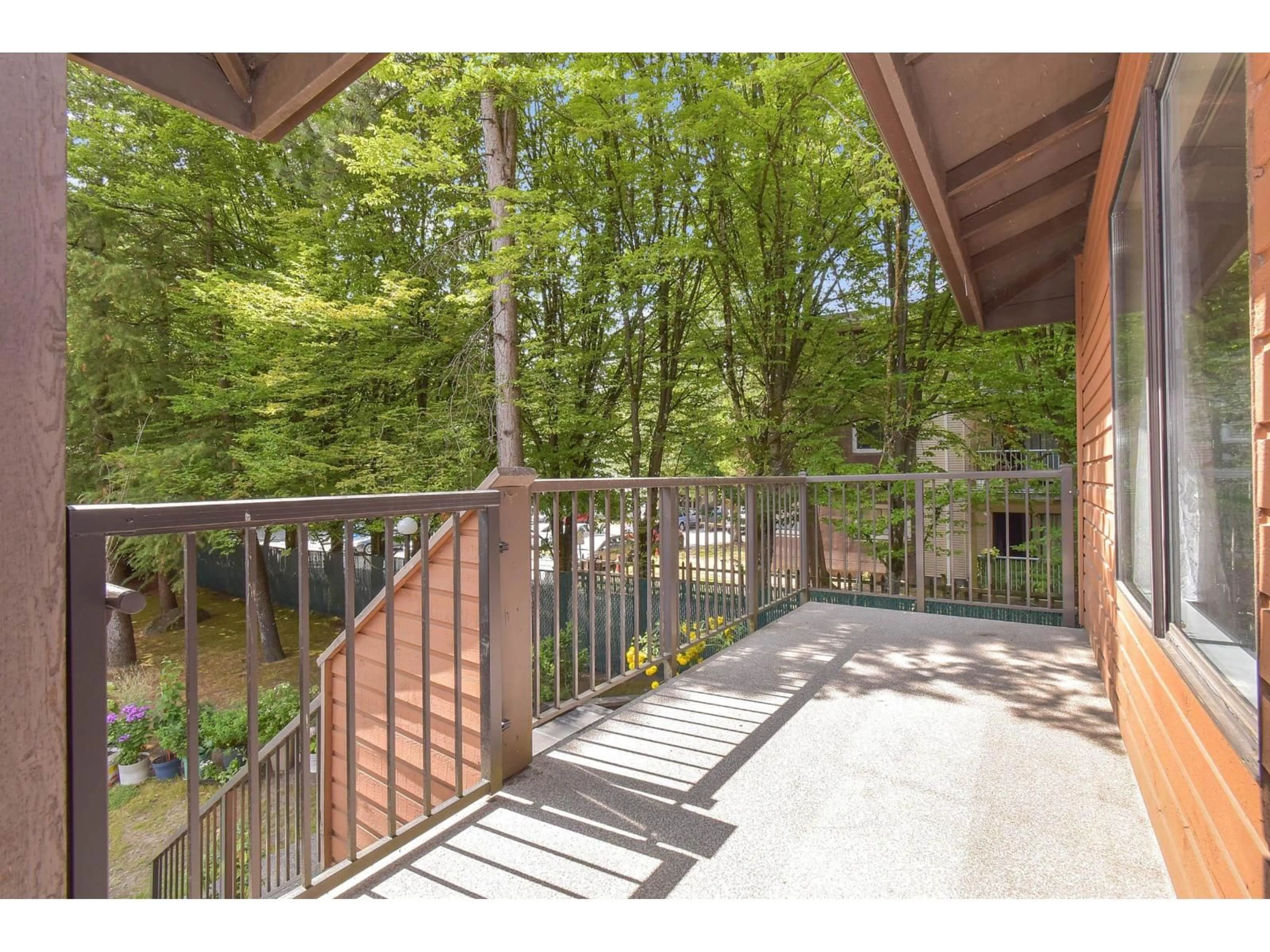 Patio, forest/trees view for 802 - 10620 150, Surrey British Columbia V3R7S1