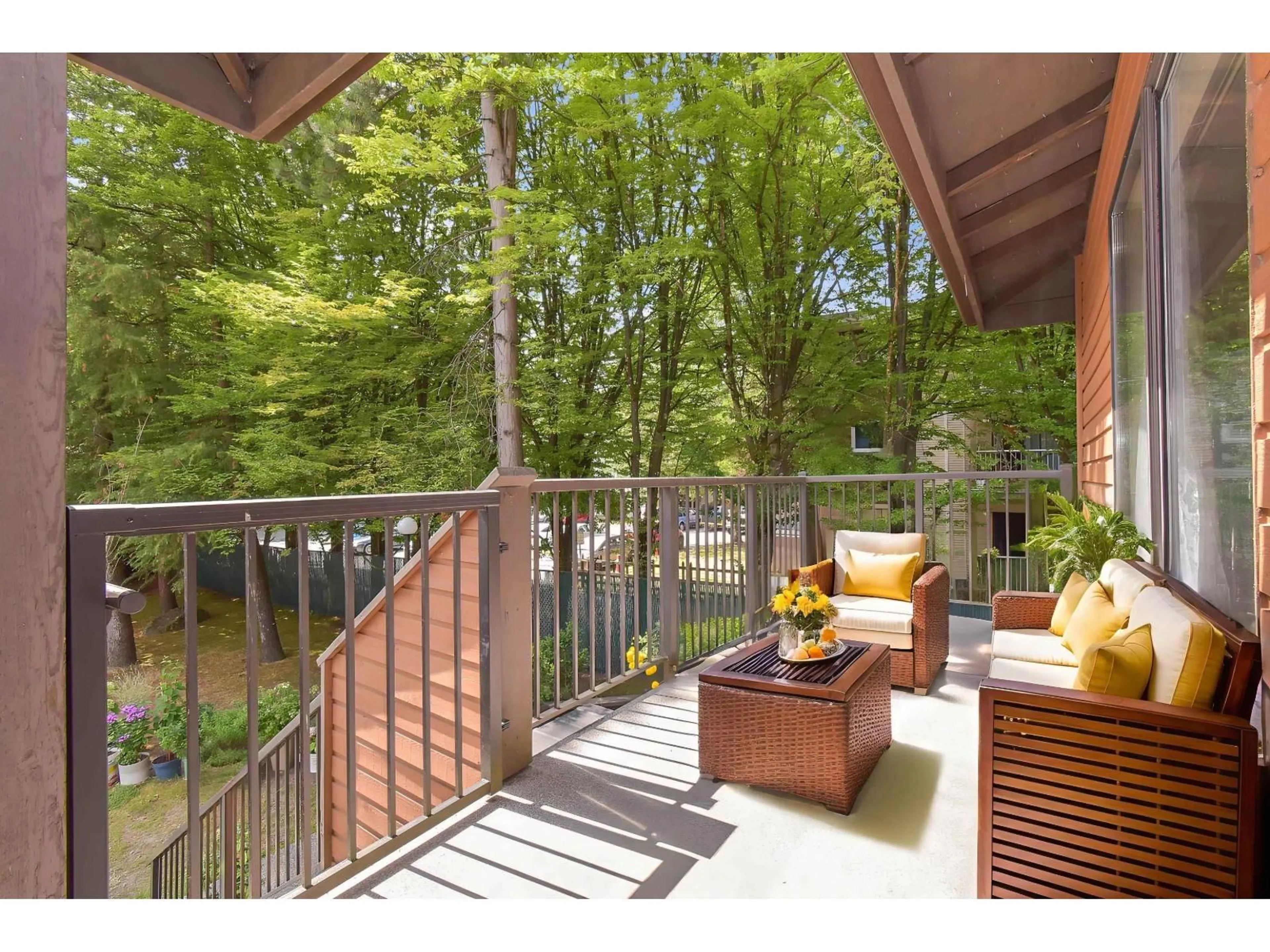Patio, forest/trees view for 802 - 10620 150, Surrey British Columbia V3R7S1