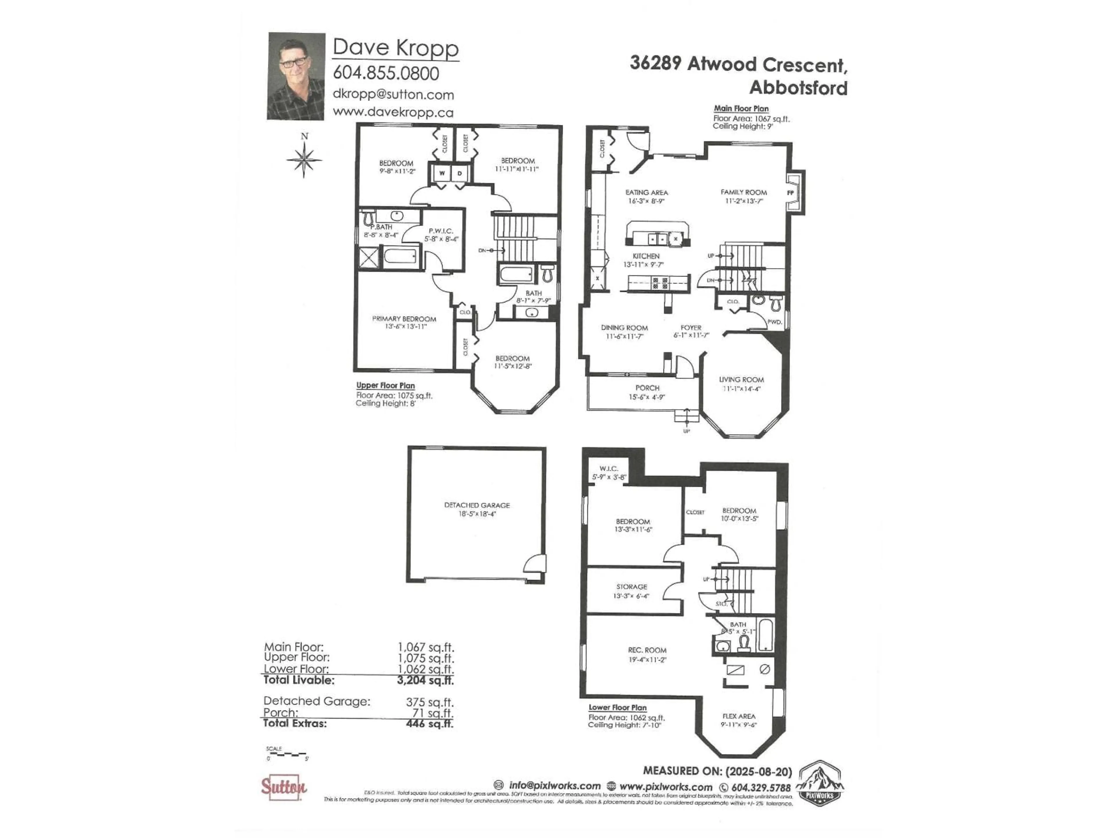 Floor plan for 36289 ATWOOD, Abbotsford British Columbia V3G2Y8