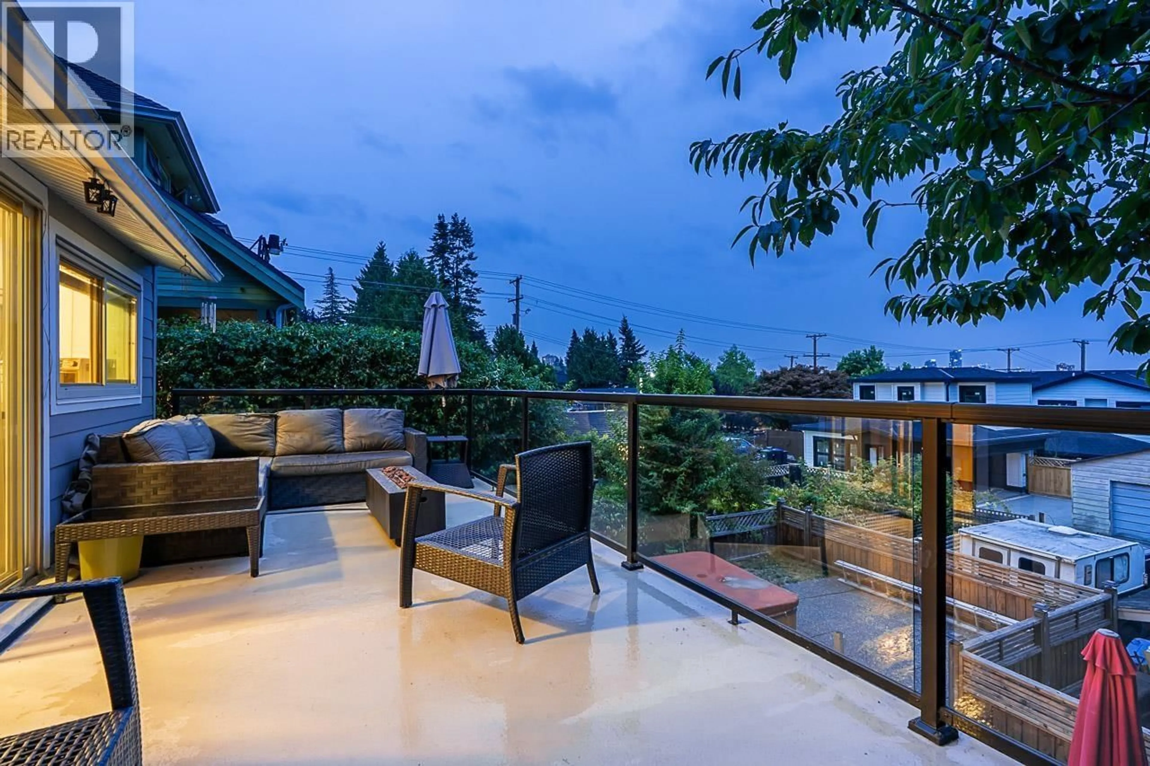 Patio, water/lake/river/ocean view for 1408 EDINBURGH STREET, New Westminster British Columbia V3M2W4