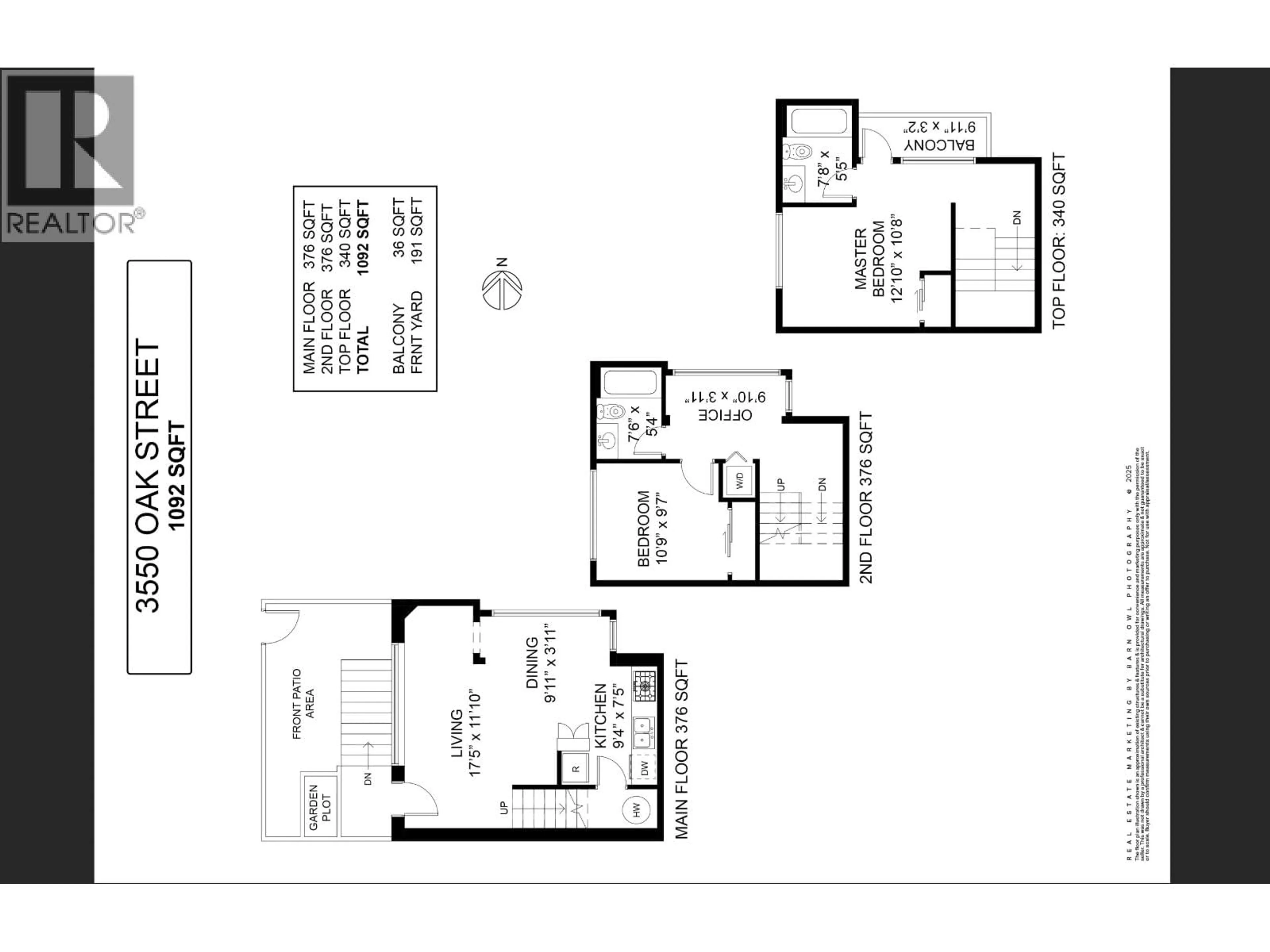 Floor plan for 3550 OAK STREET, Vancouver British Columbia V6H4H8