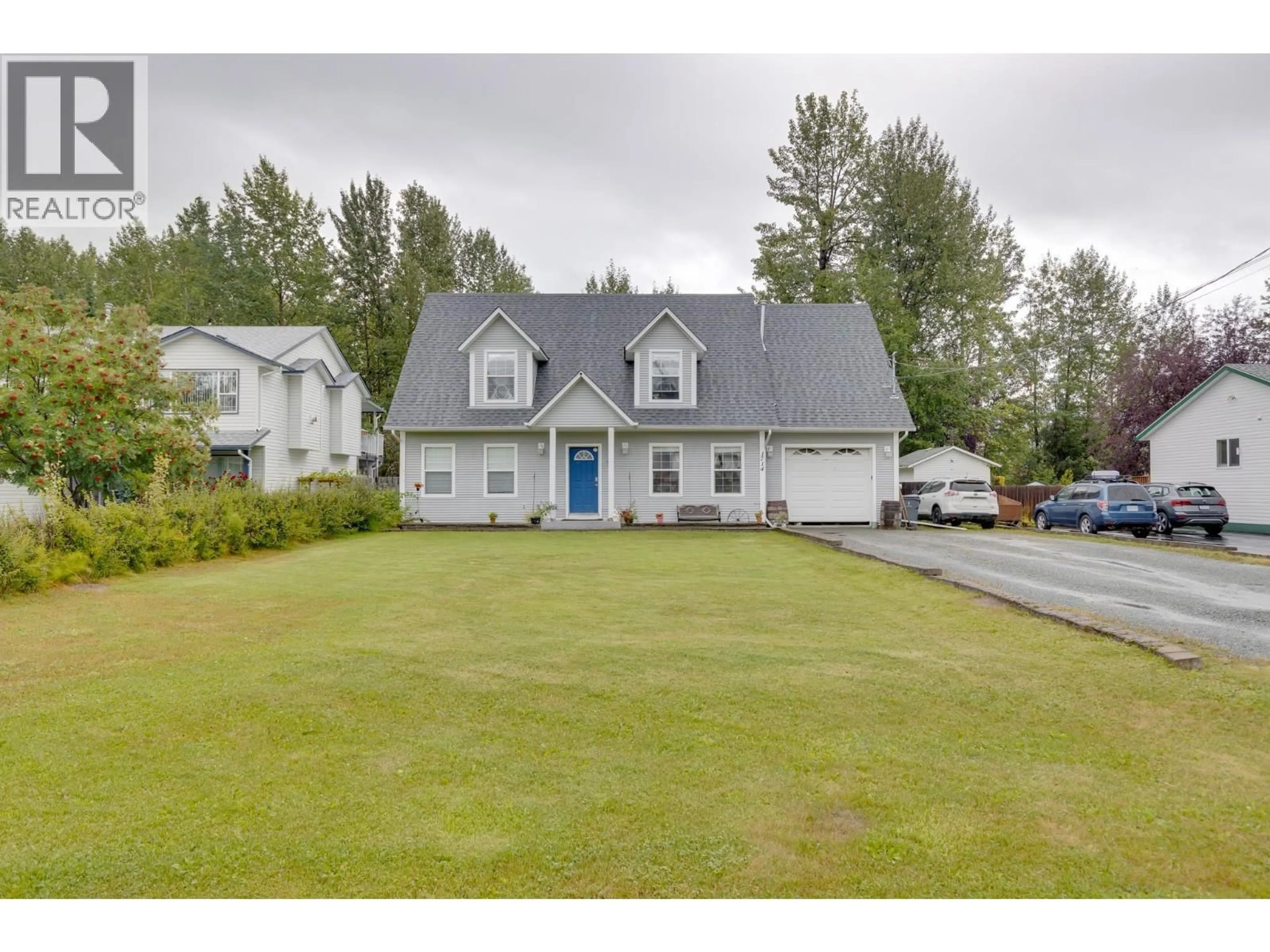 A pic from outside/outdoor area/front of a property/back of a property/a pic from drone, street for 1714 SOMMERVILLE ROAD, Prince George British Columbia V2N6T6