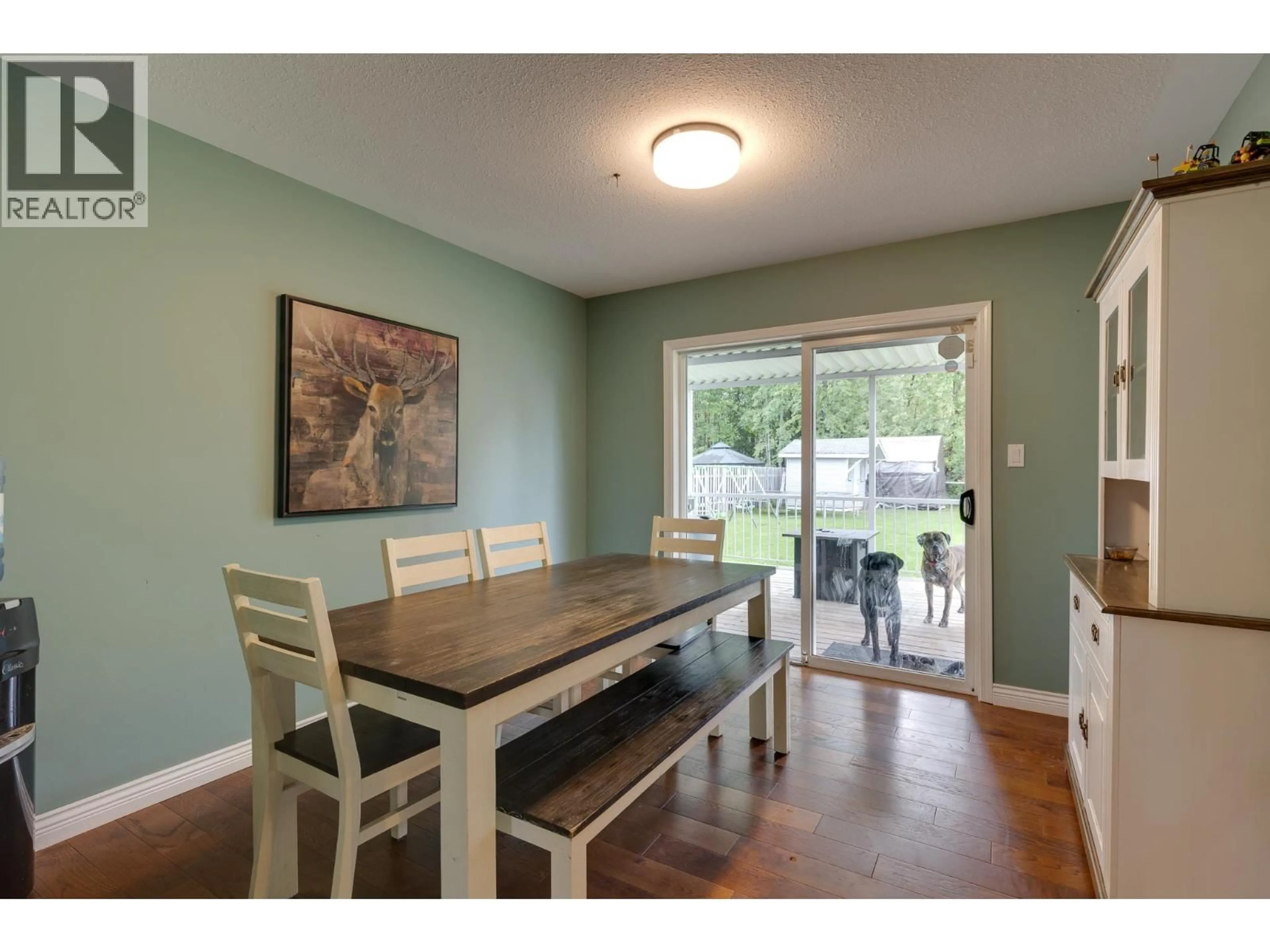 Dining room, wood/laminate floor for 1714 SOMMERVILLE ROAD, Prince George British Columbia V2N6T6