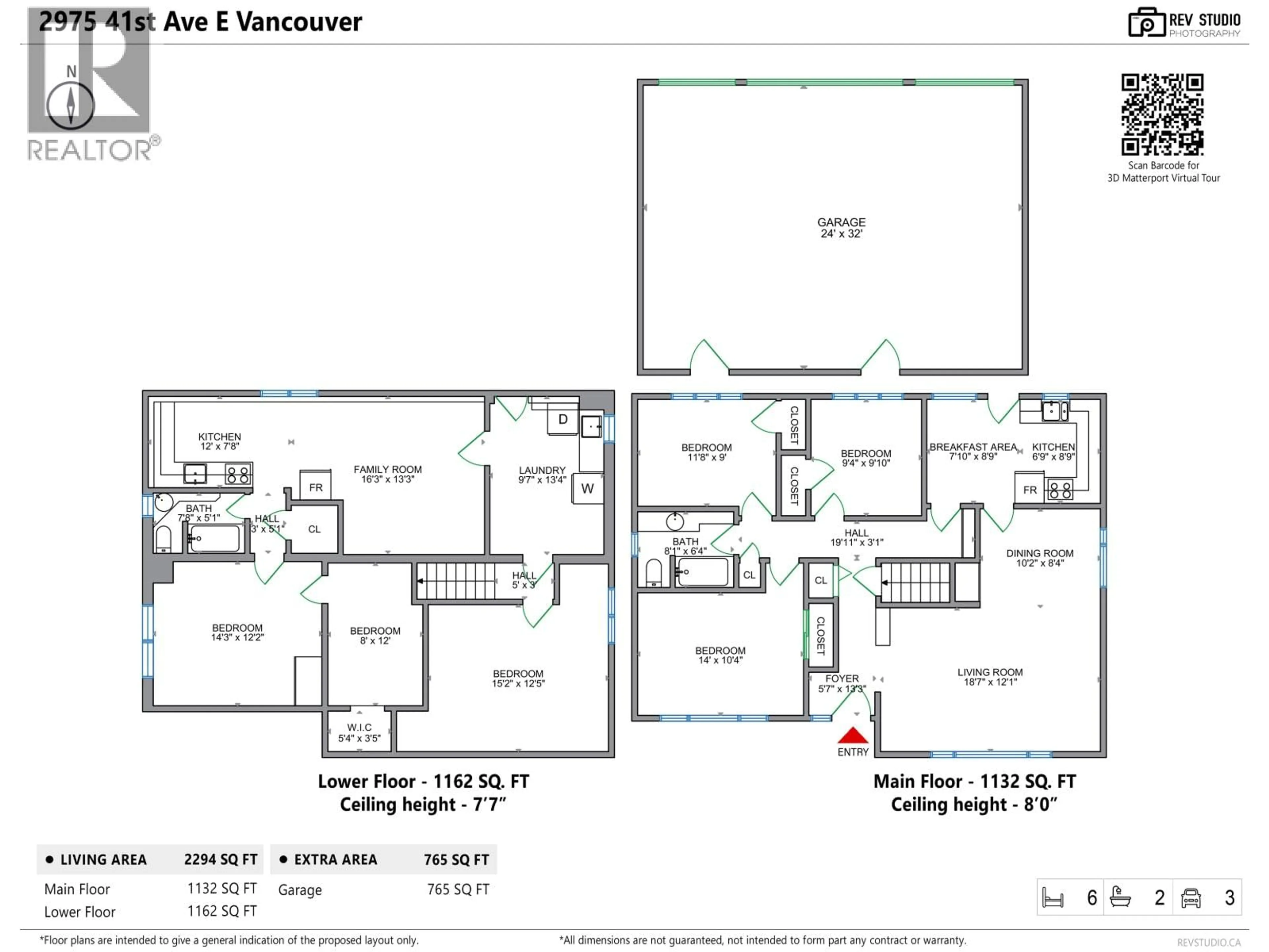 Floor plan for 2975 41ST AVENUE, Vancouver British Columbia V5R2X7