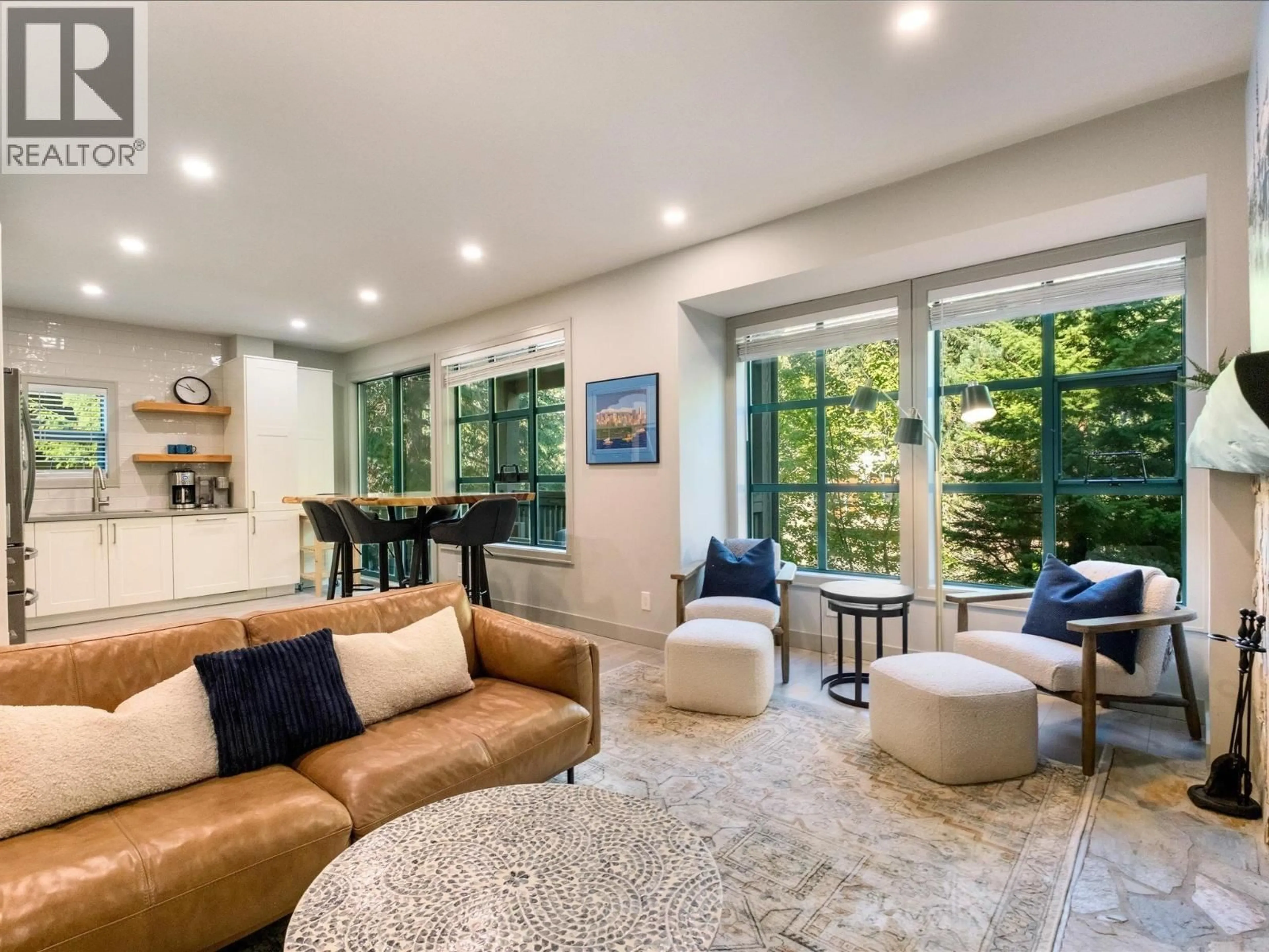 Living room with furniture, ceramic/tile floor for 33 - 4652 BLACKCOMB WAY, Whistler British Columbia V8E0X2