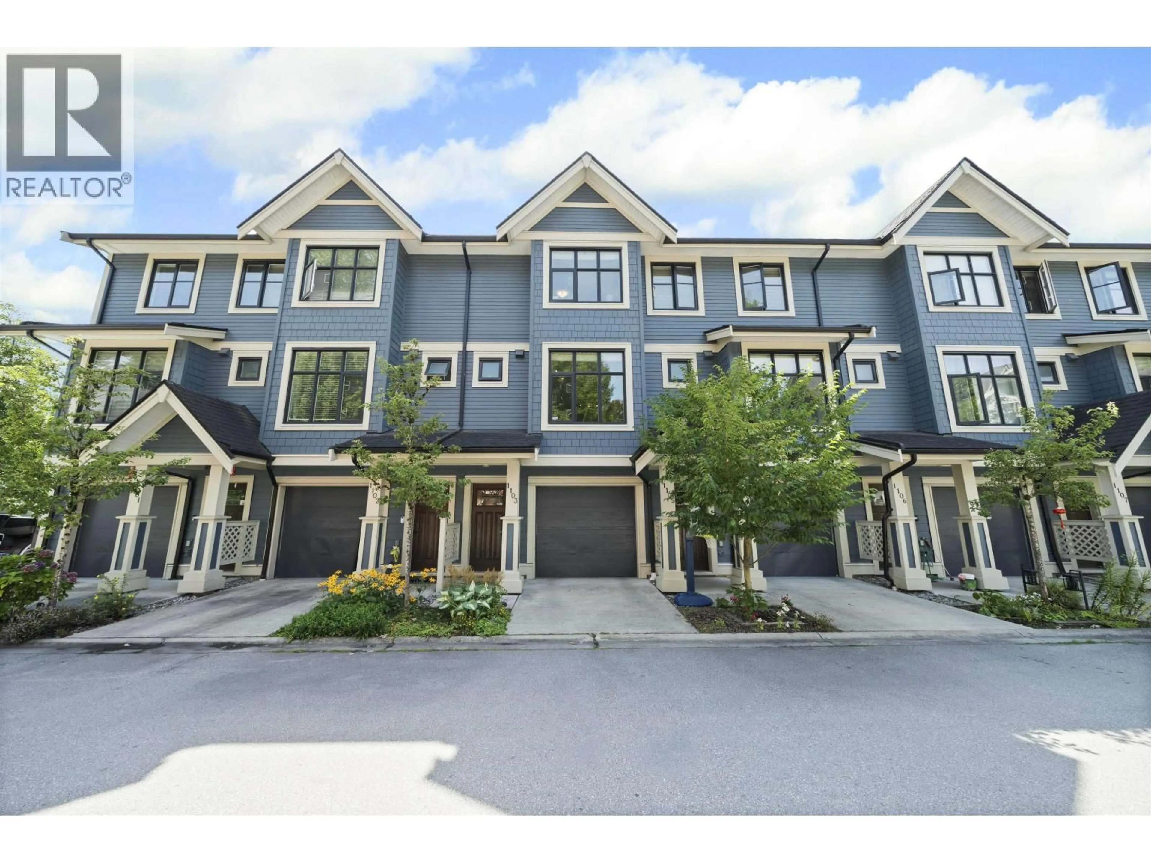 A pic from outside/outdoor area/front of a property/back of a property/a pic from drone, unknown for 1103 - 8485 NEW HAVEN CLOSE, Burnaby British Columbia V5J0B7