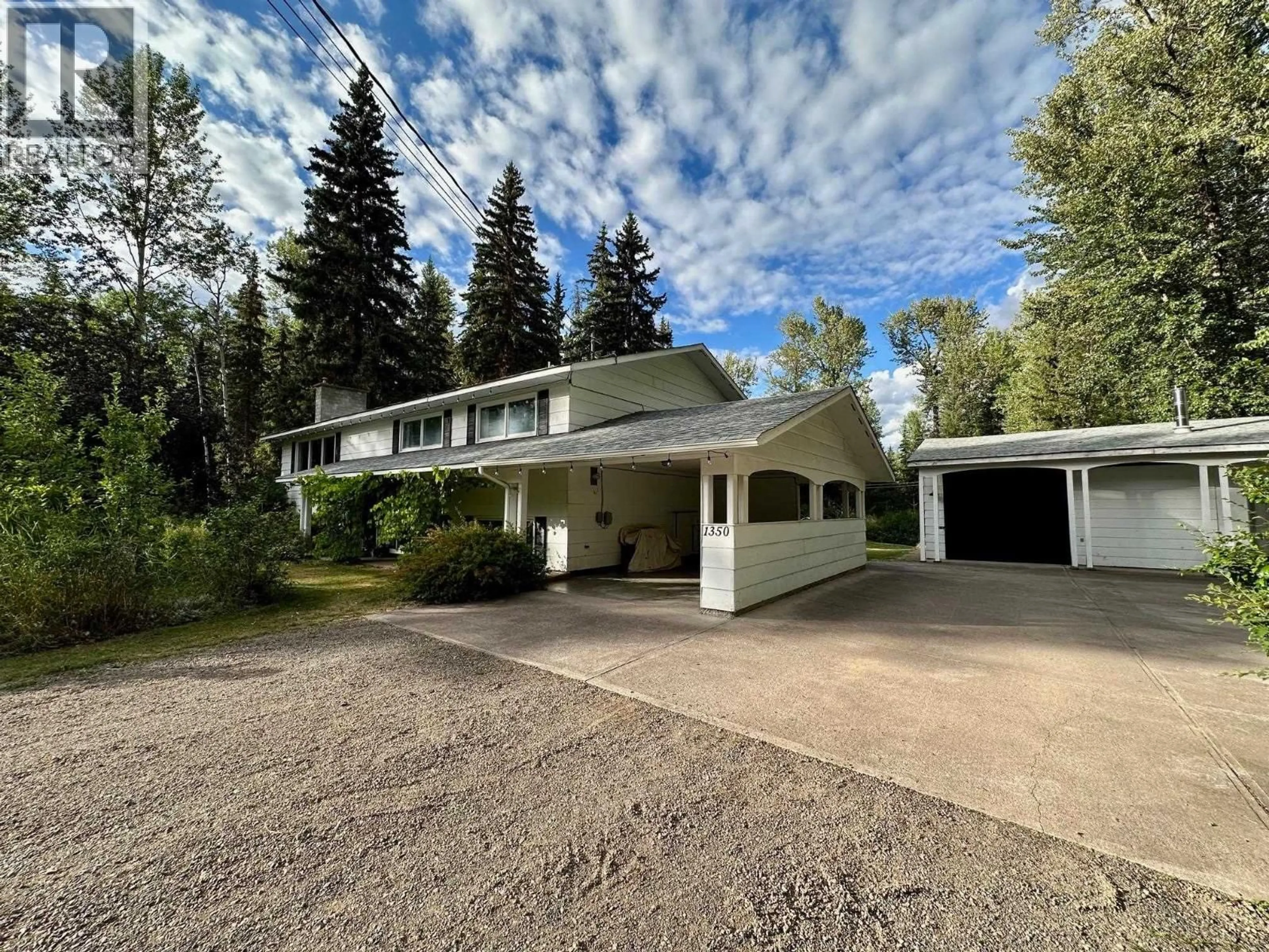 A pic from outside/outdoor area/front of a property/back of a property/a pic from drone, street for 1350 DOGWOOD STREET, Telkwa British Columbia V0J2X0
