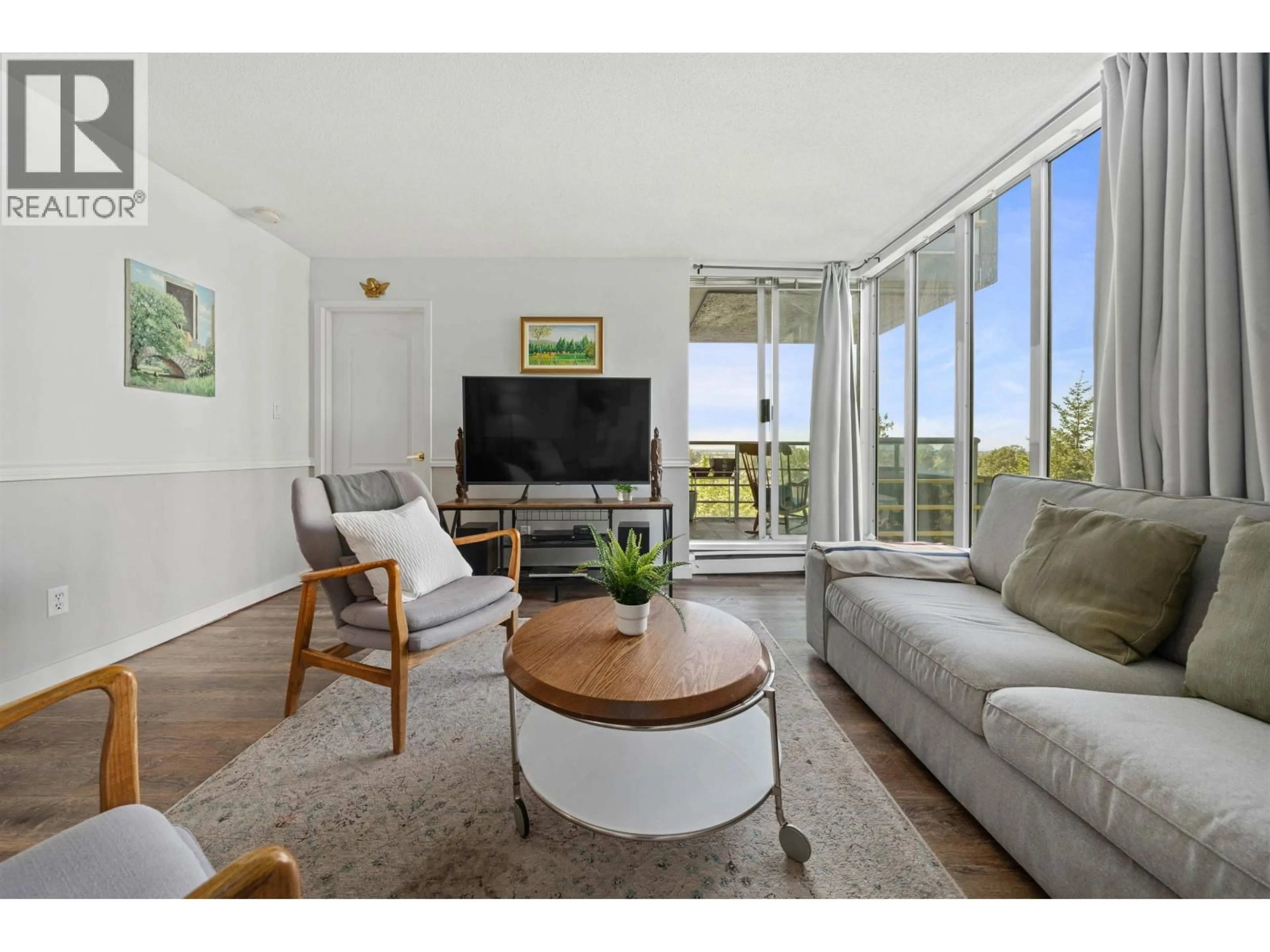 Living room with furniture, unknown for 606 - 3061 KENT AVENUE NORTH, Vancouver British Columbia V5S4P5