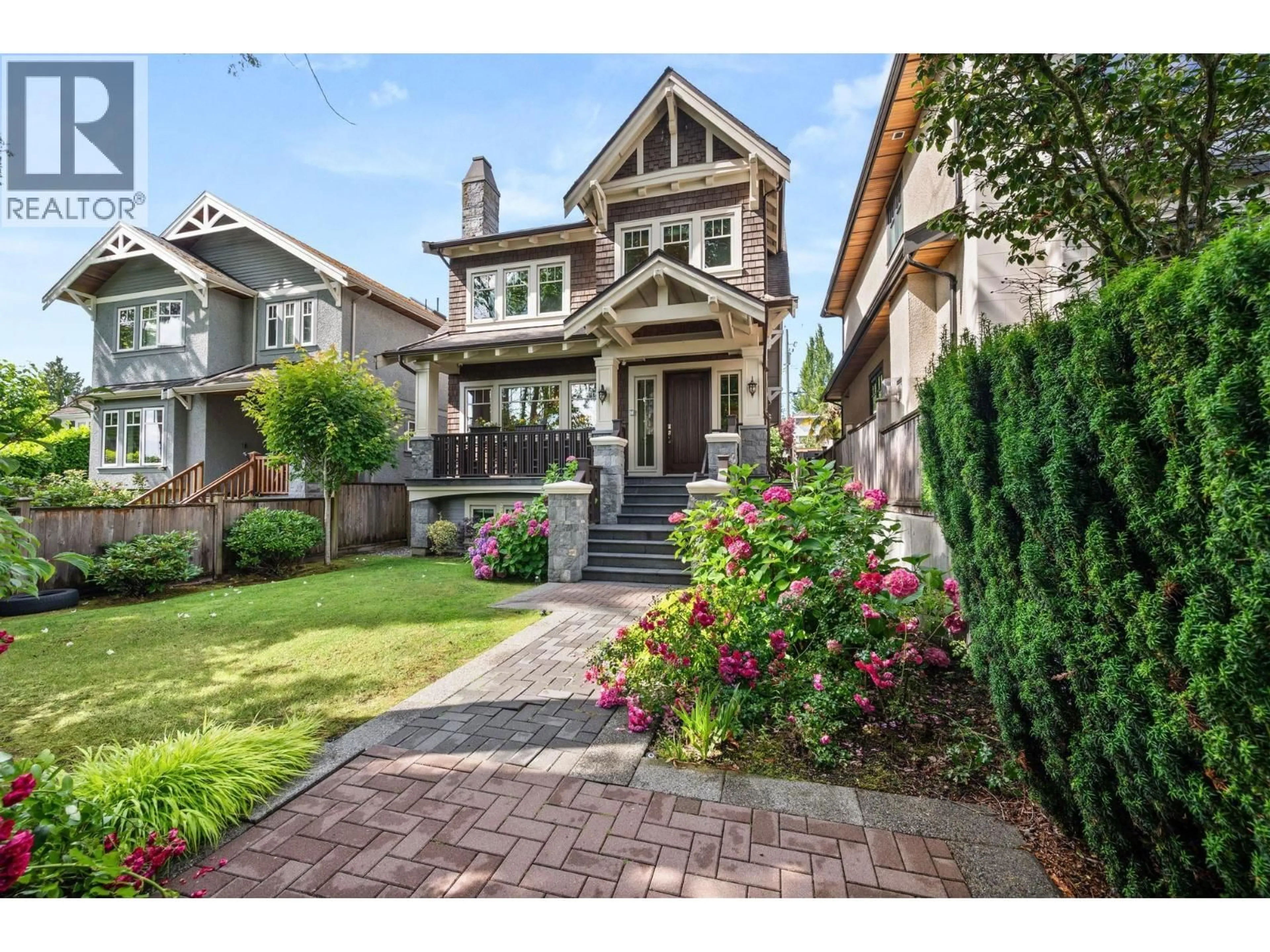 Home with brick exterior material, street for 2967 43RD AVENUE, Vancouver British Columbia V6N3J2