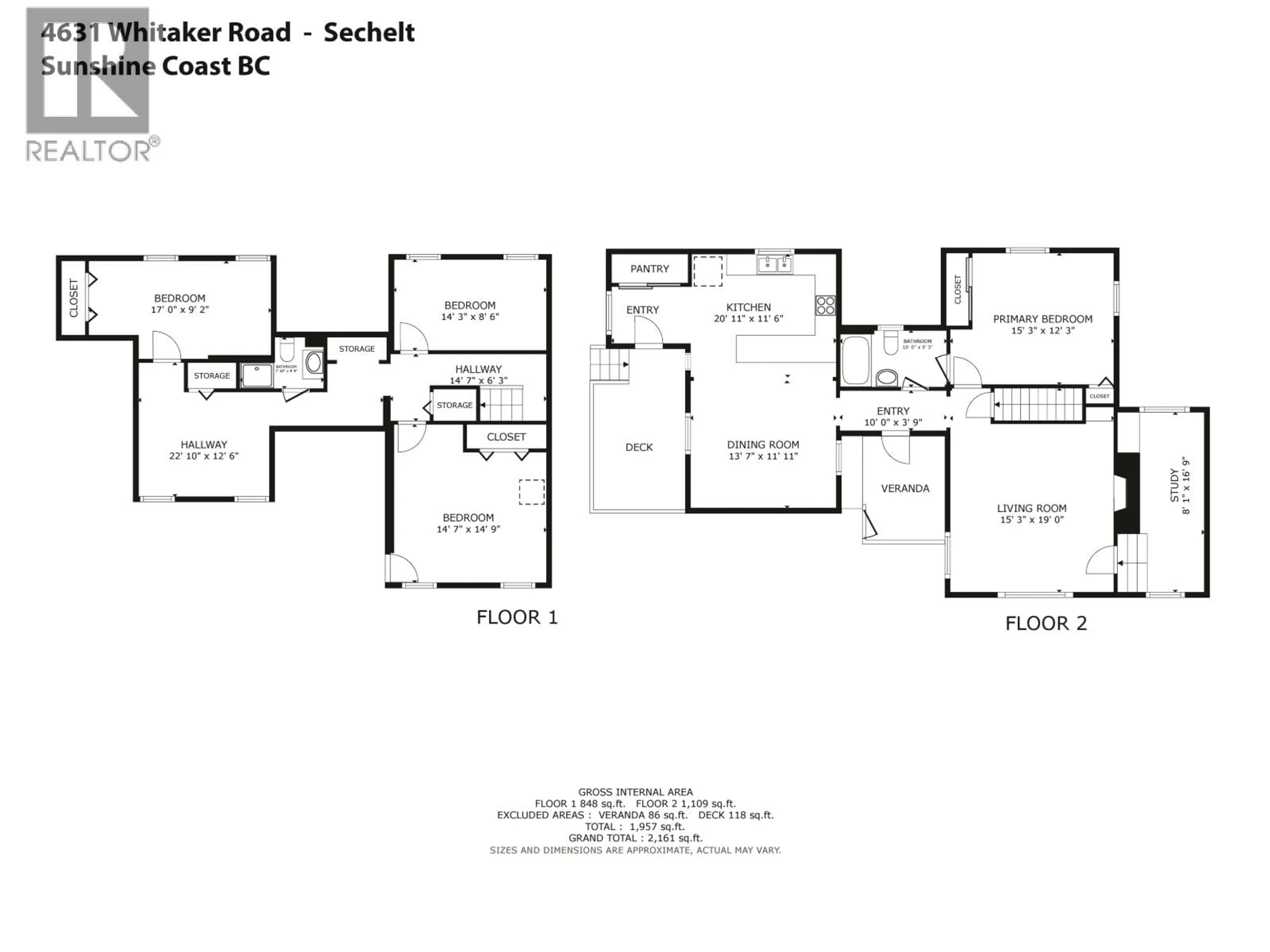 Floor plan for 4631 WHITAKER ROAD, Sechelt British Columbia V7Z0E4