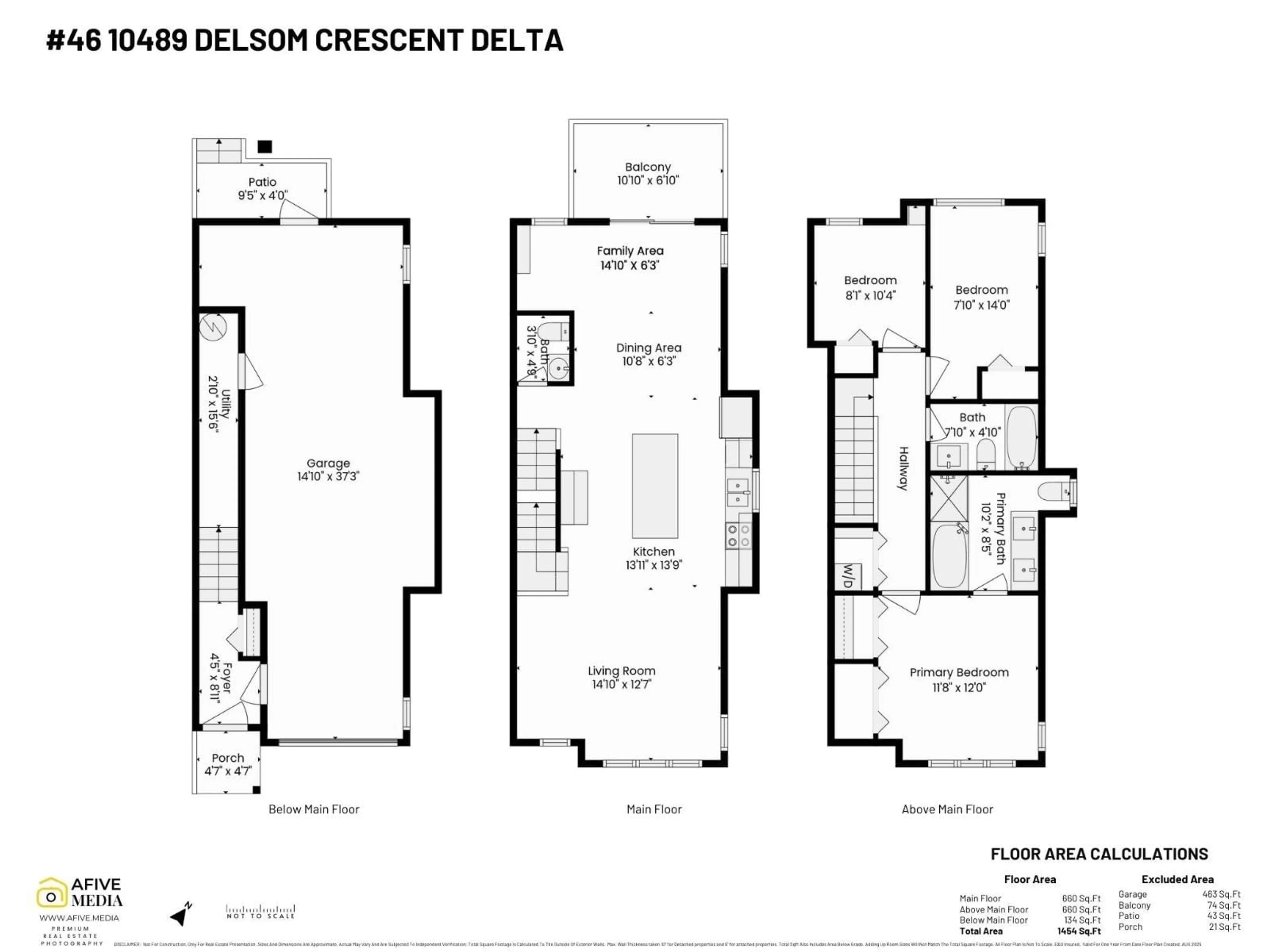 Floor plan for 46 - 10489 DELSOM, Delta British Columbia V4C0B9