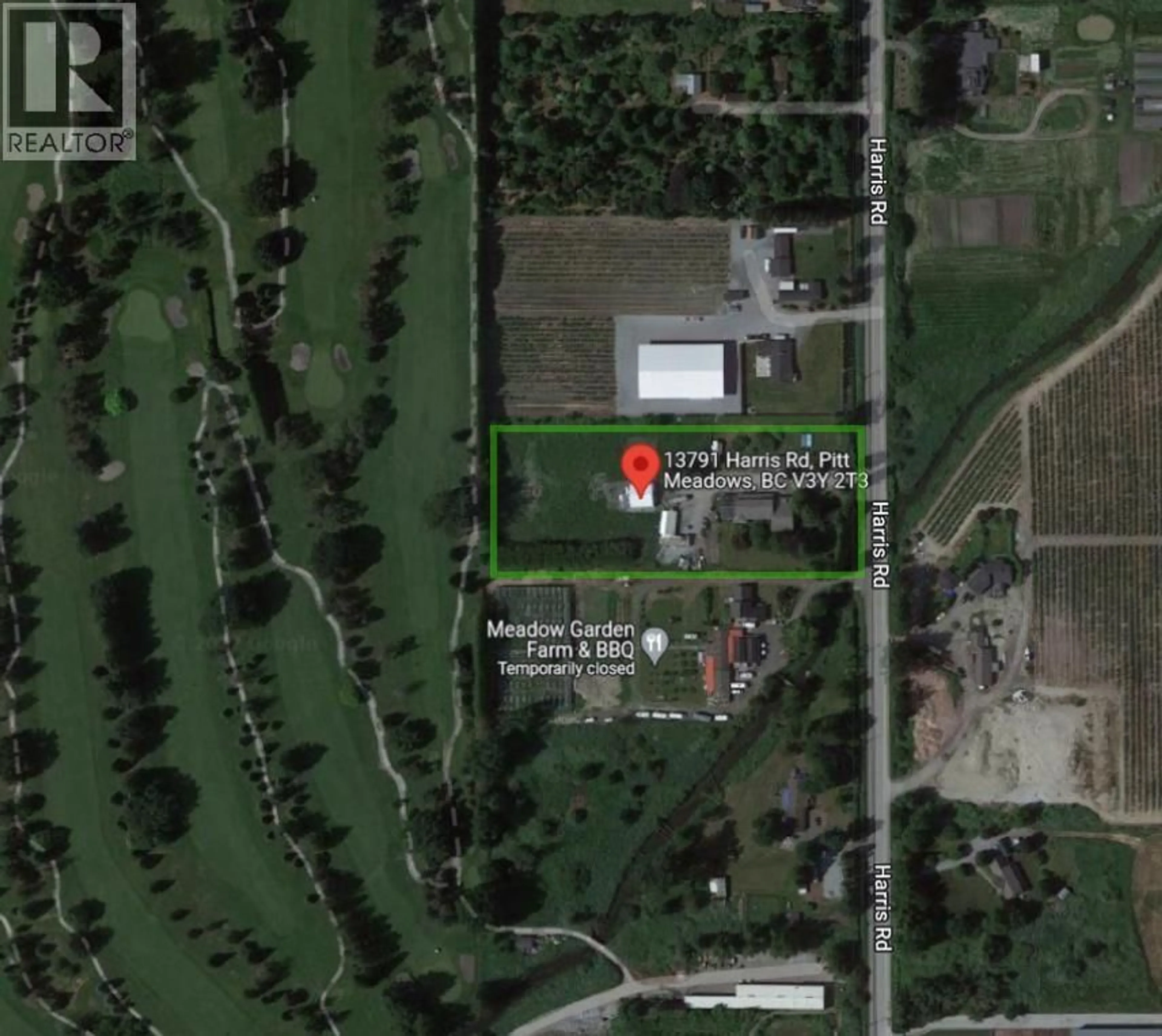 Picture of a map for 13791 HARRIS ROAD, Pitt Meadows British Columbia V3Y2T3