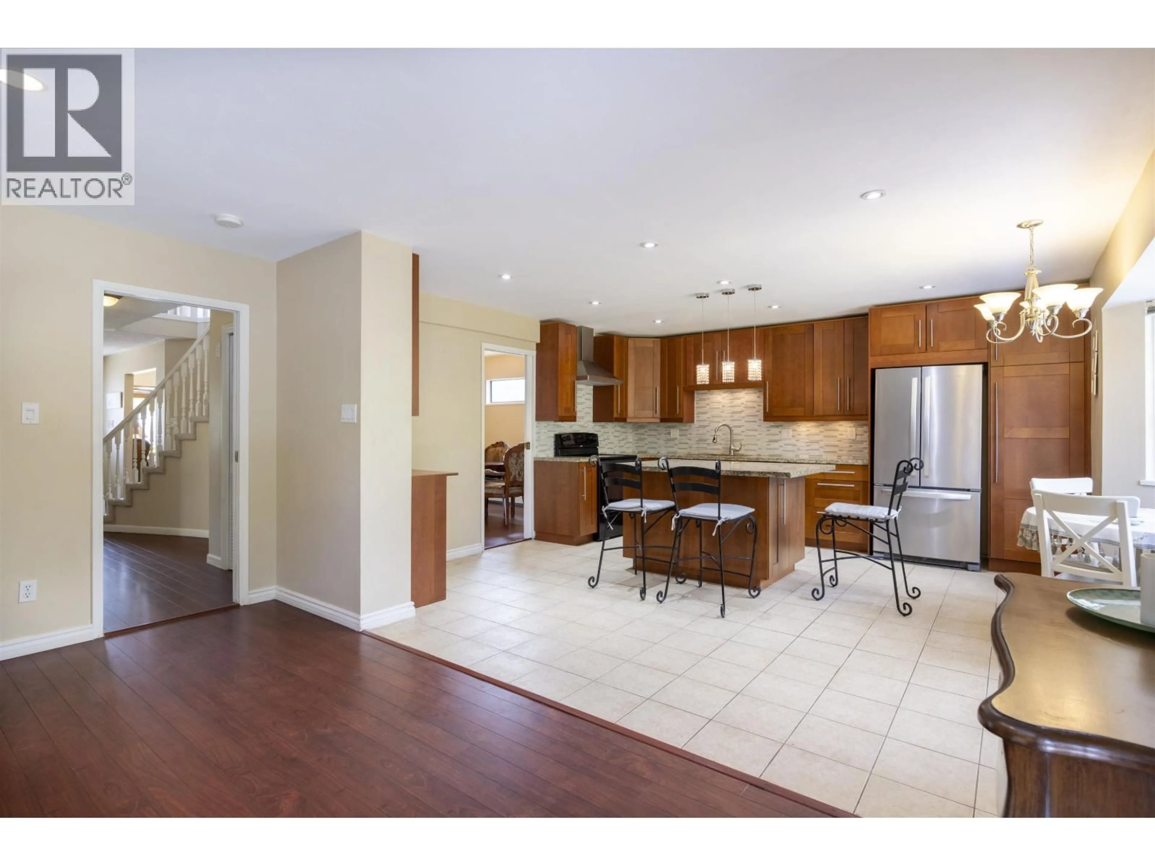Open concept kitchen, ceramic/tile floor for 10548 CANSO CRESCENT, Richmond British Columbia V7E5B9