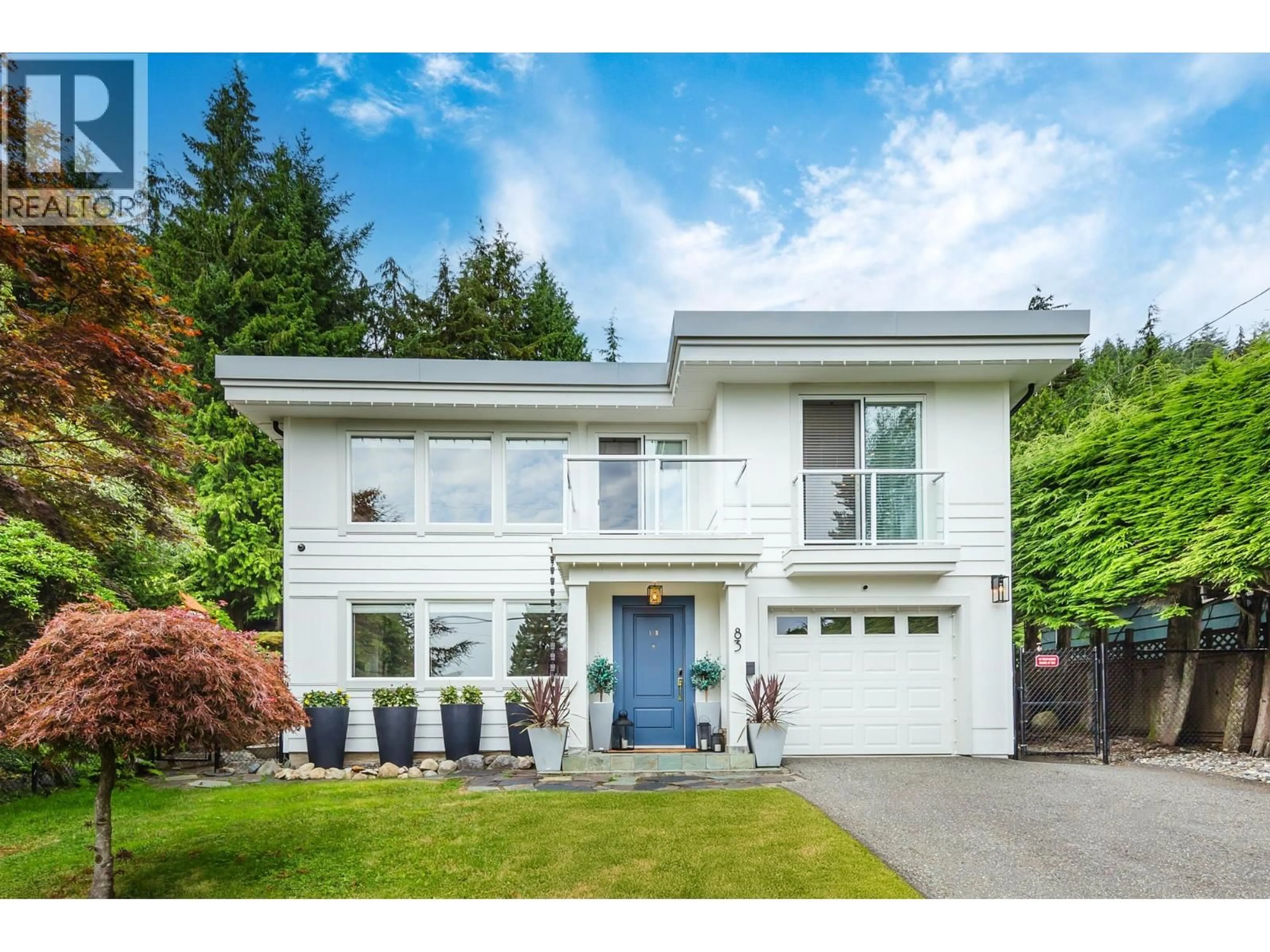 Home with vinyl exterior material, street for 83 GLENMORE DRIVE, West Vancouver British Columbia V7S1A9