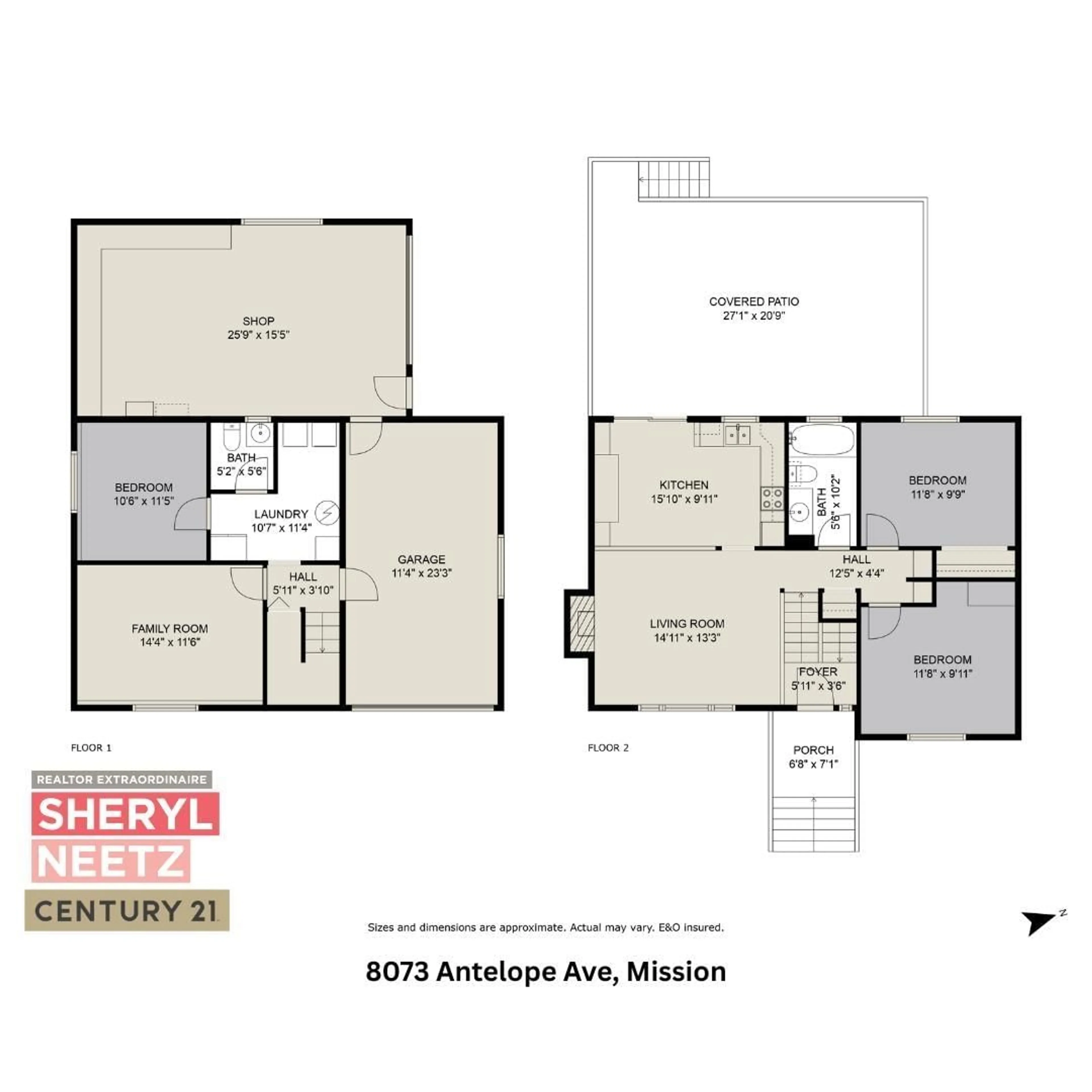 Floor plan for 8073 ANTELOPE, Mission British Columbia V2V5J1
