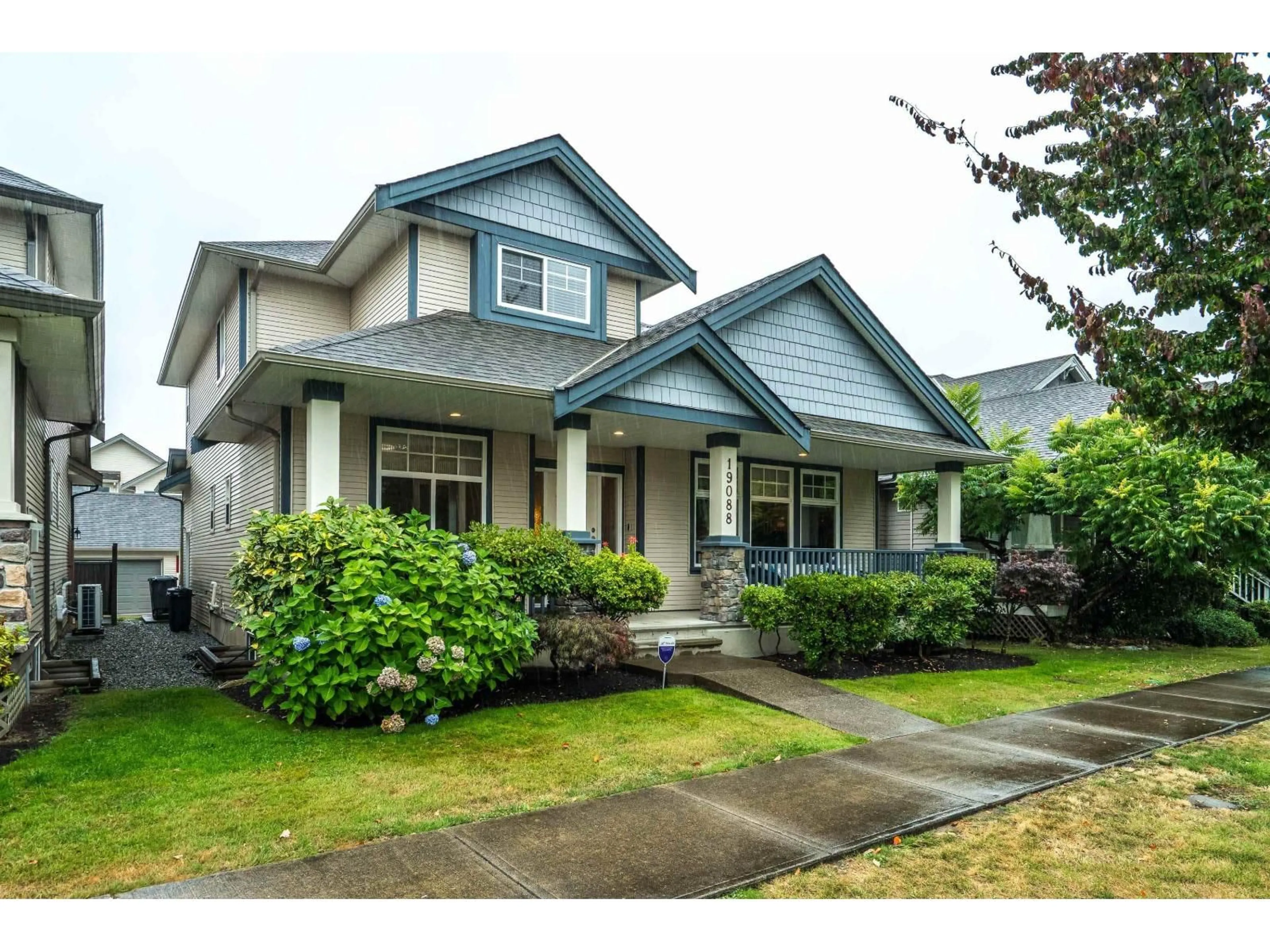 Home with vinyl exterior material, street for 19088 68A, Surrey British Columbia V4N5P4