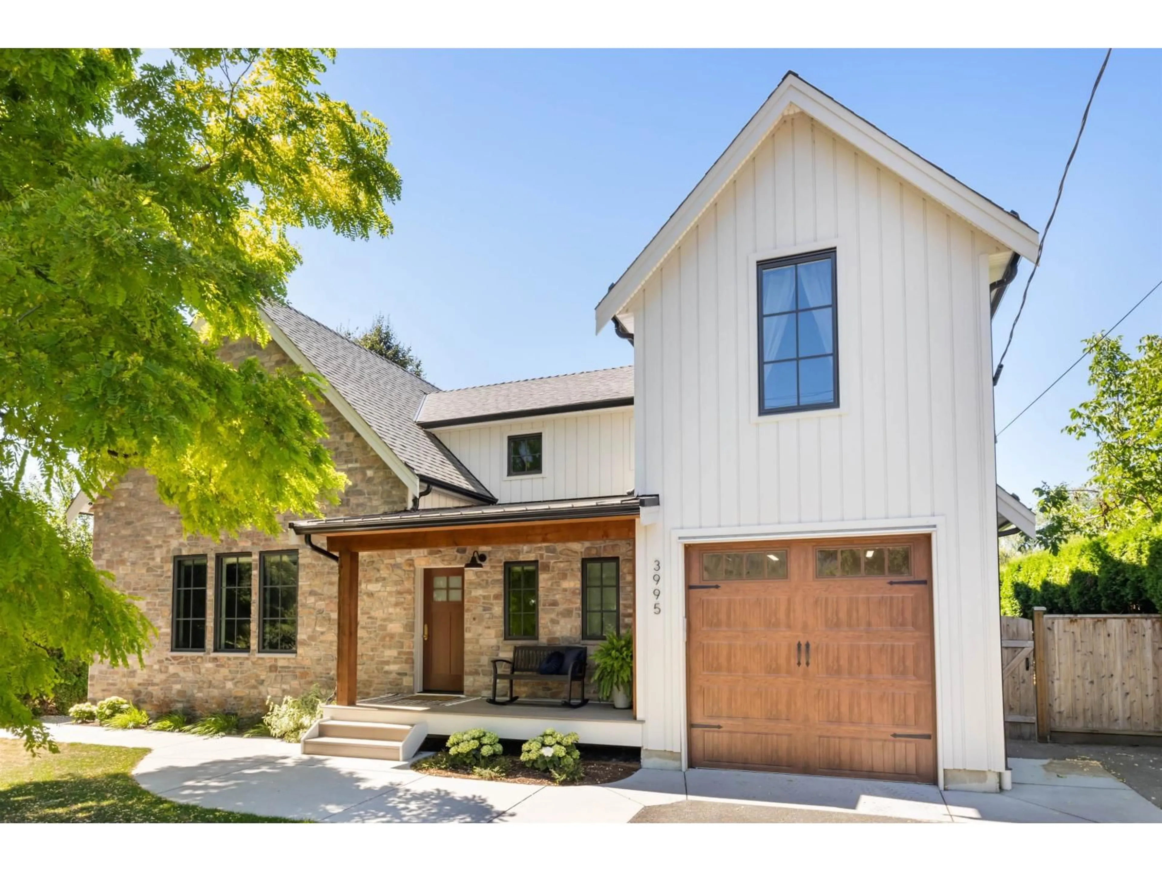 Home with brick exterior material, street for 3995 STEWART ROAD, Yarrow British Columbia V2R5G7