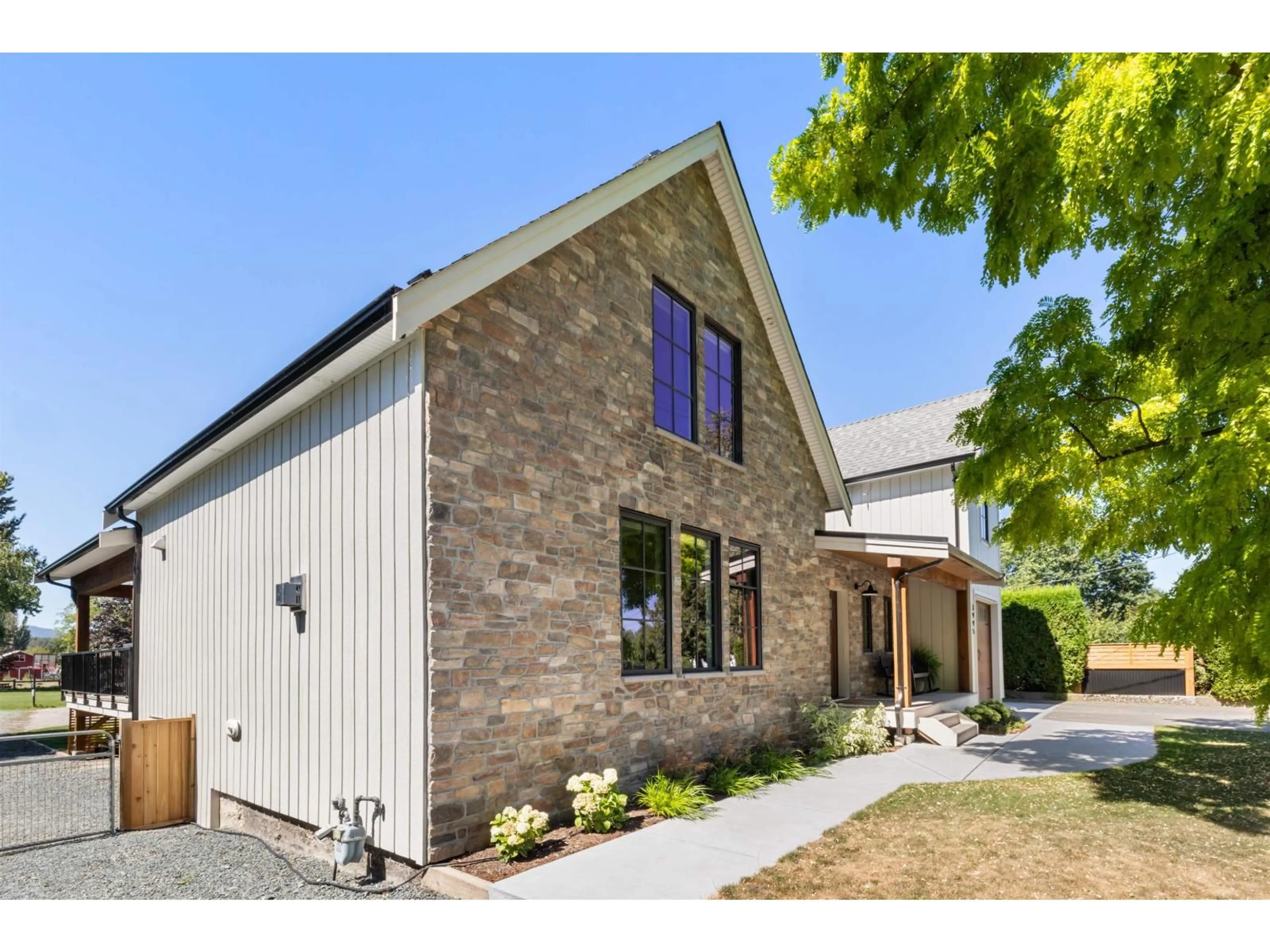 Home with brick exterior material, street for 3995 STEWART ROAD, Yarrow British Columbia V2R5G7