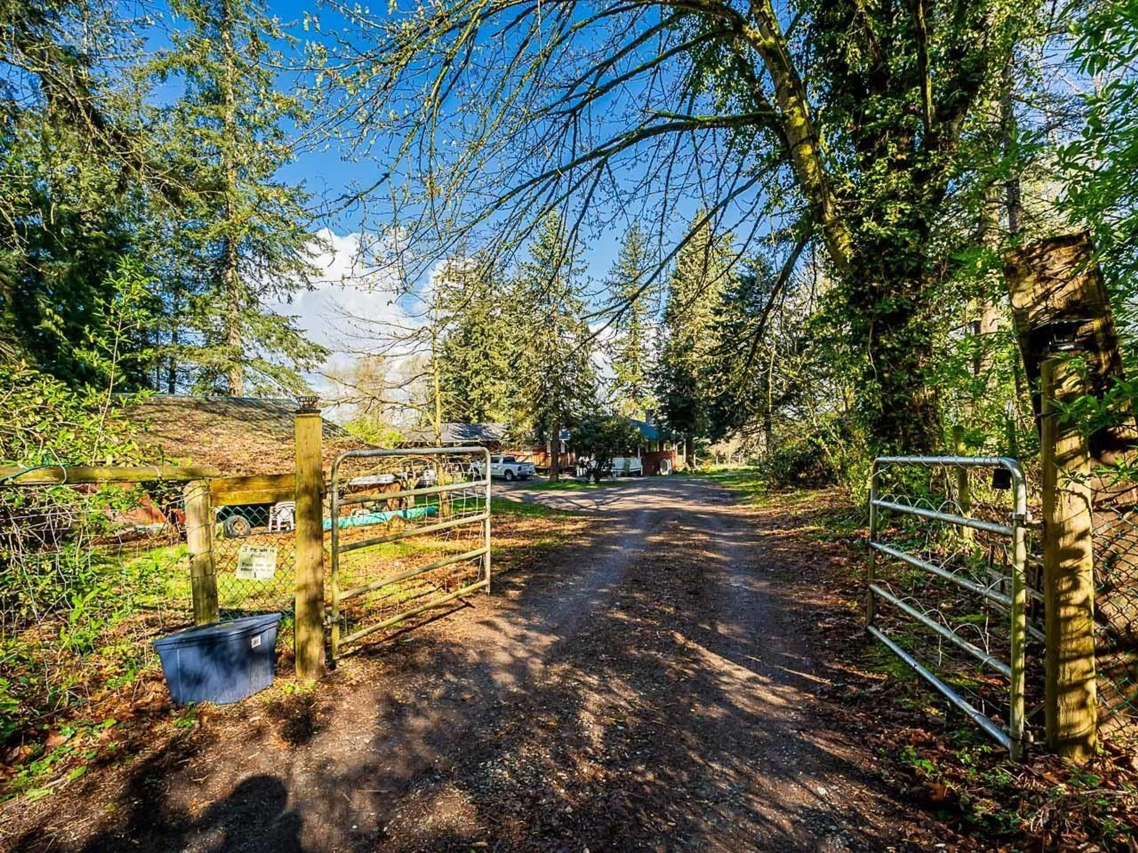 A pic from outside/outdoor area/front of a property/back of a property/a pic from drone, forest/trees view for 18495 0, Surrey British Columbia V3Z9R9