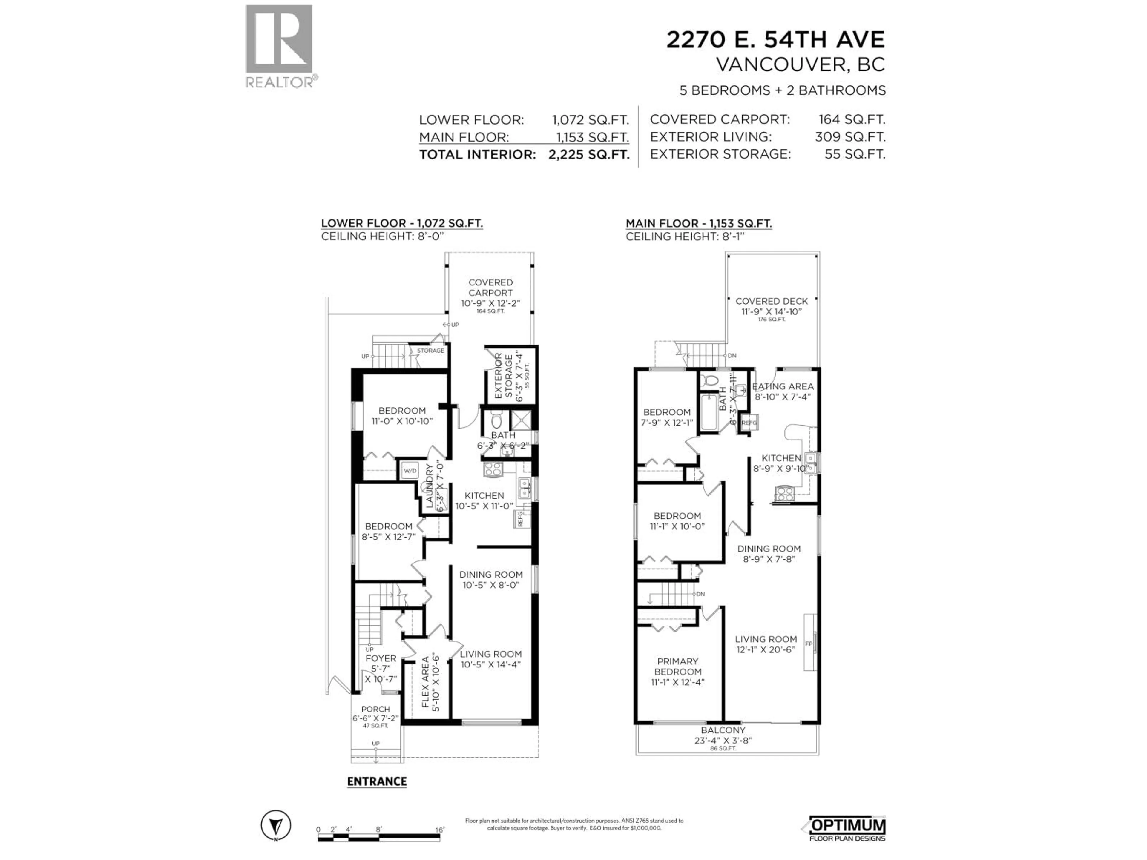 Floor plan for 2270 54TH AVENUE, Vancouver British Columbia V5P1Y7