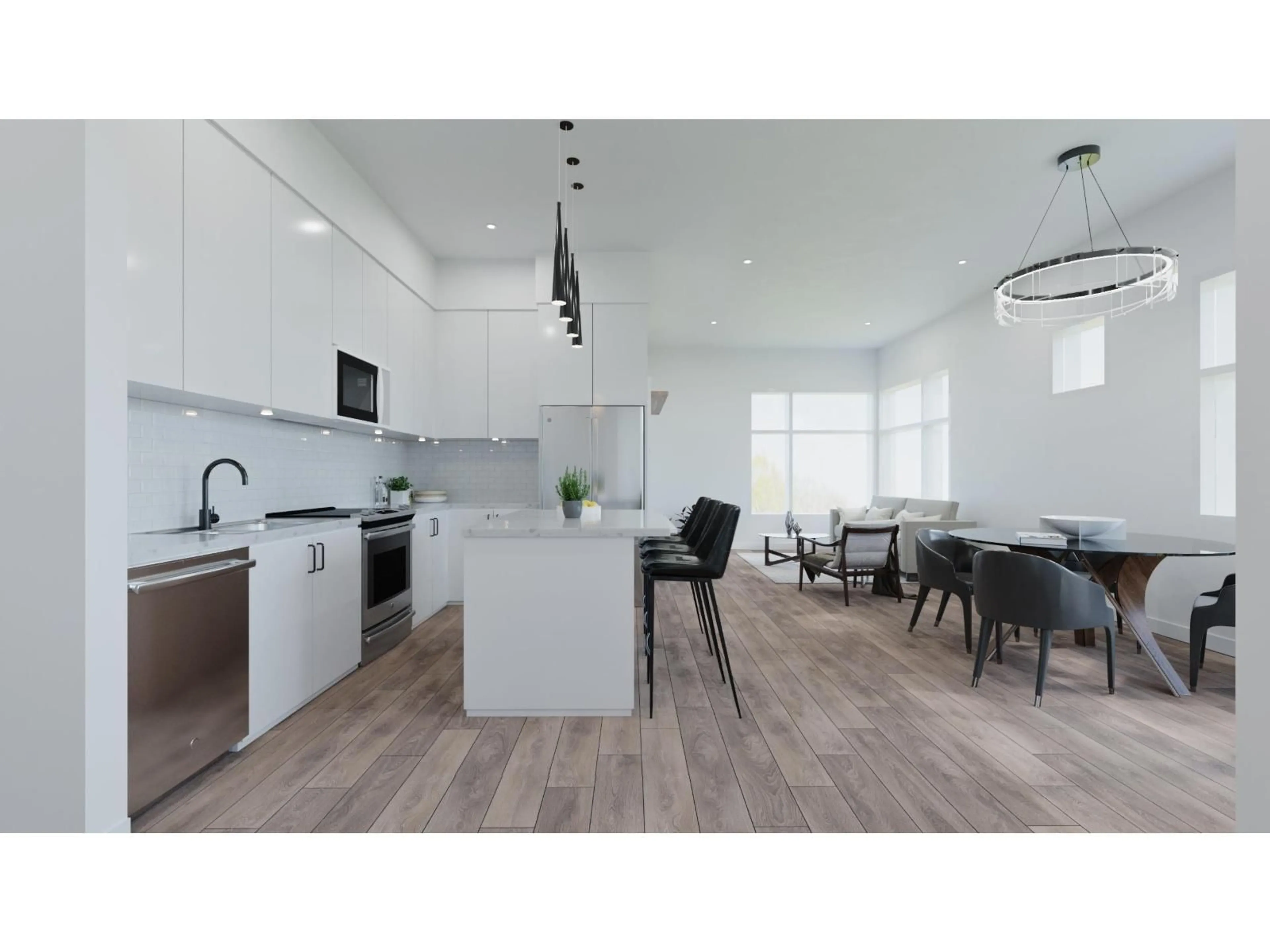 Open concept kitchen, unknown for 305 - 185 175A, Surrey British Columbia V3S9S4