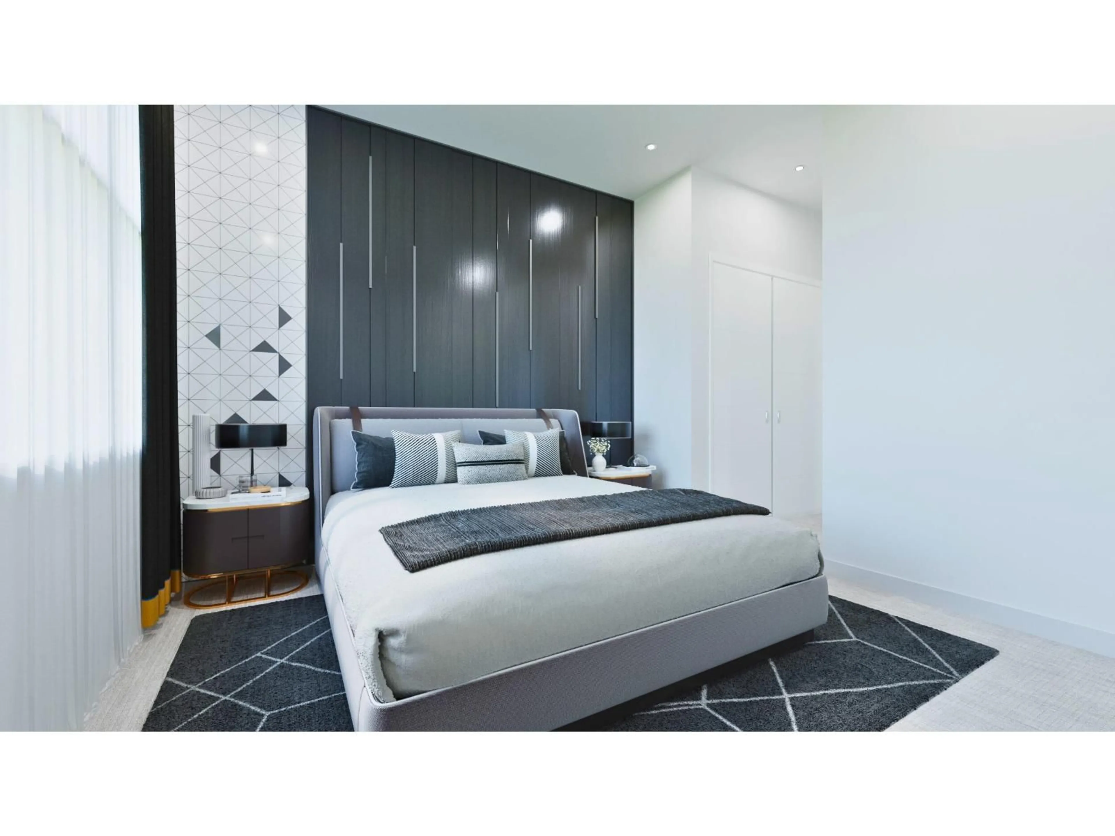 Bedroom with bed, unknown for 305 - 185 175A, Surrey British Columbia V3S9S4