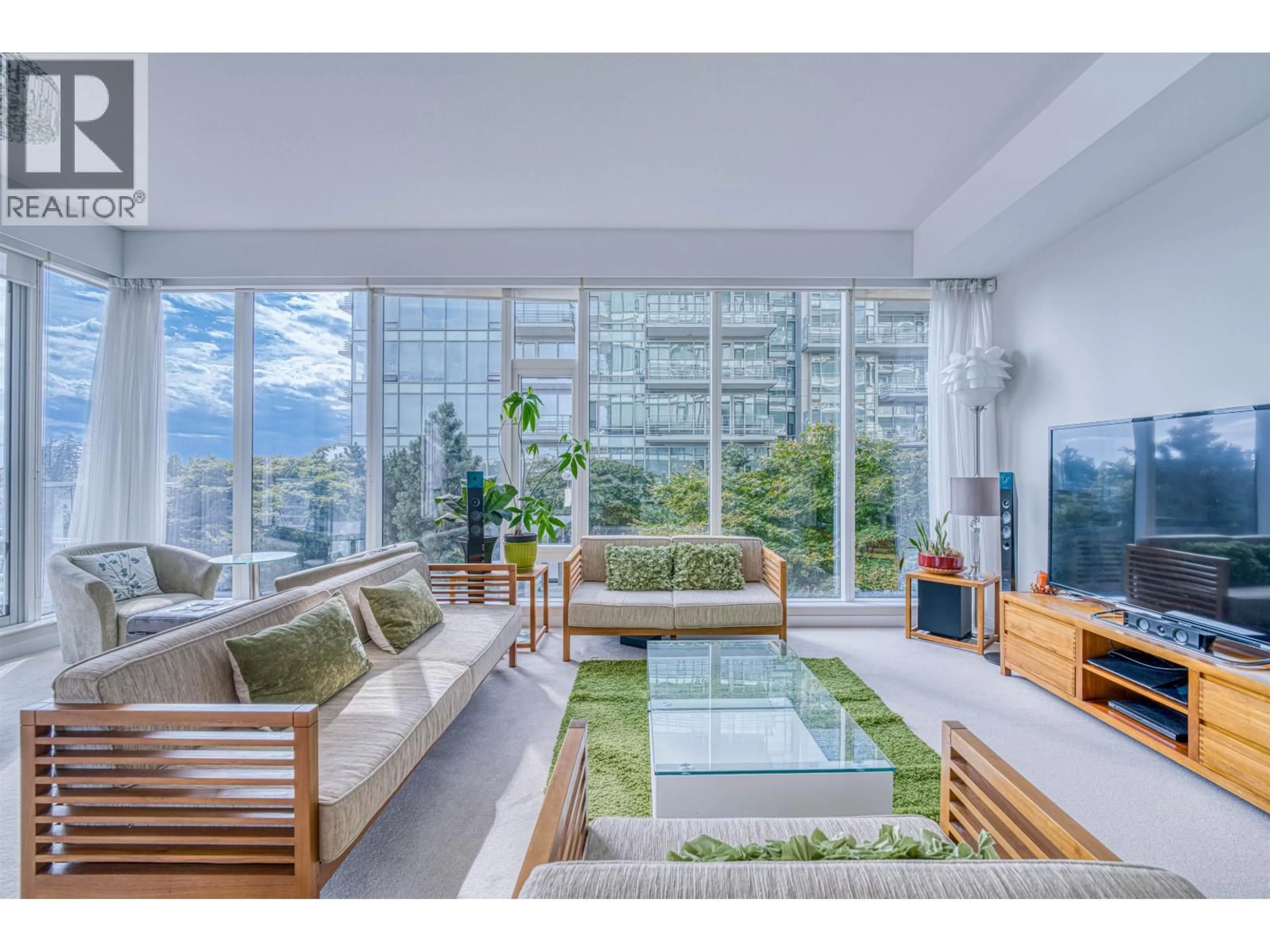 Living room with furniture, unknown for 308 - 5199 BRIGHOUSE WAY, Richmond British Columbia V7C0A7