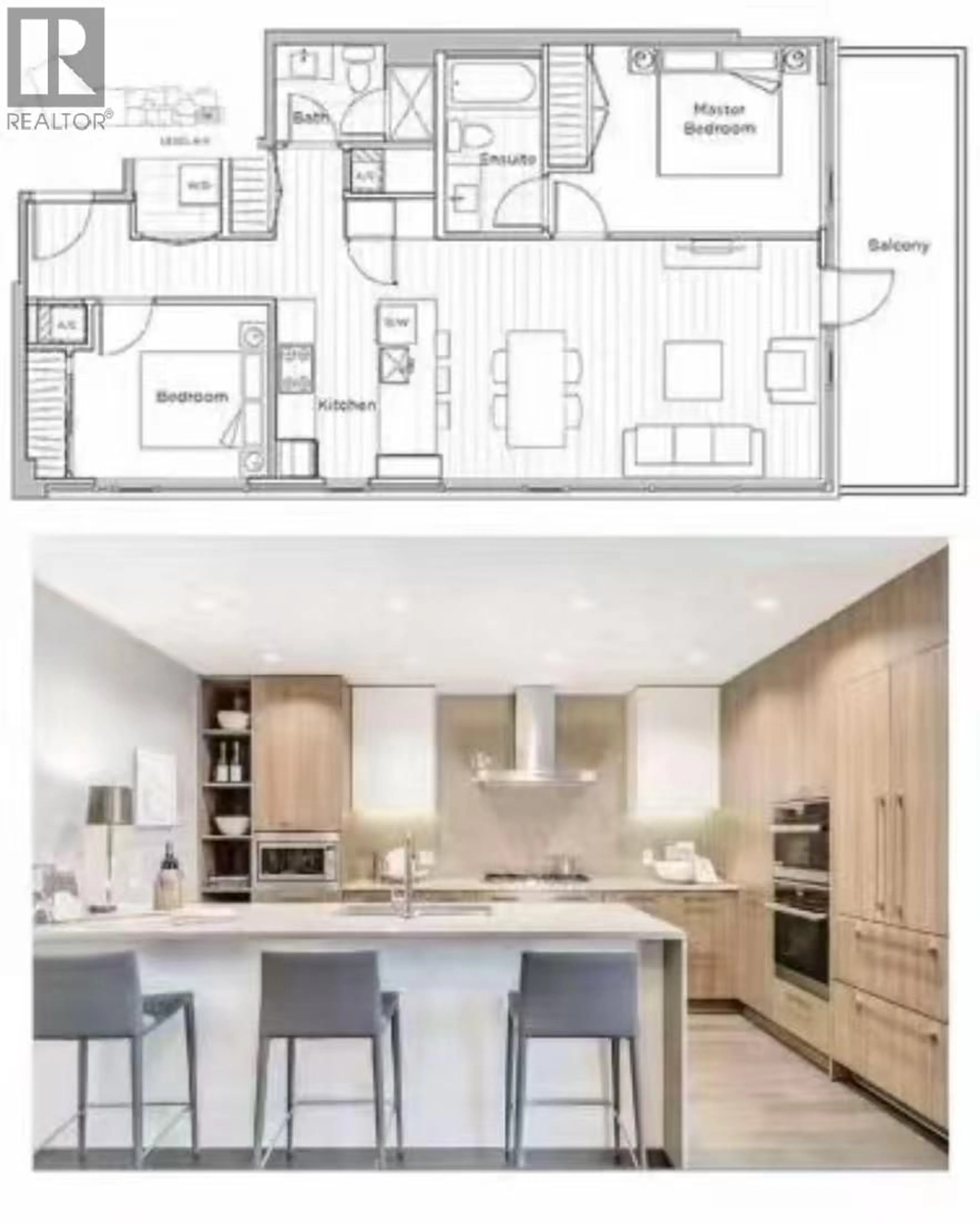 Open concept kitchen, unknown for 608 - 3331 NO. 3 ROAD, Richmond British Columbia V6X2B6
