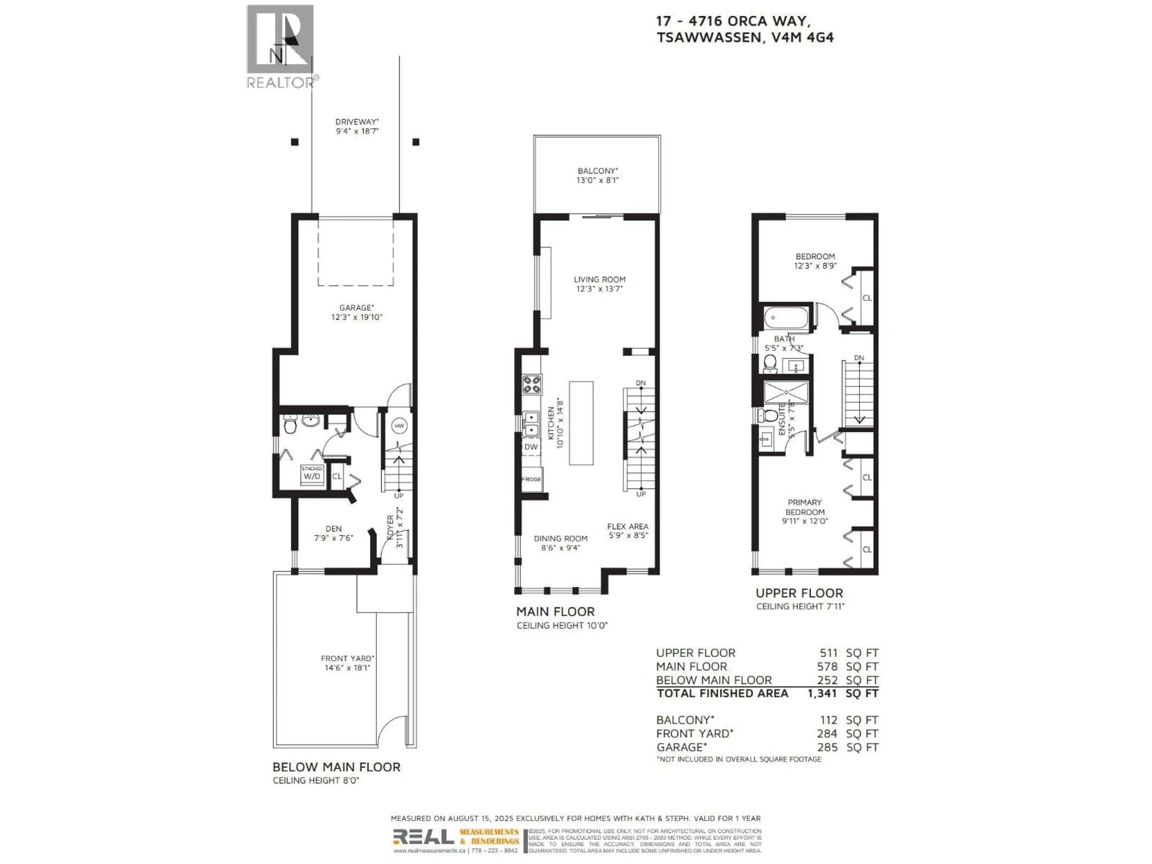 Floor plan for 17 - 4716 ORCA WAY, Tsawwassen British Columbia V4M0E5