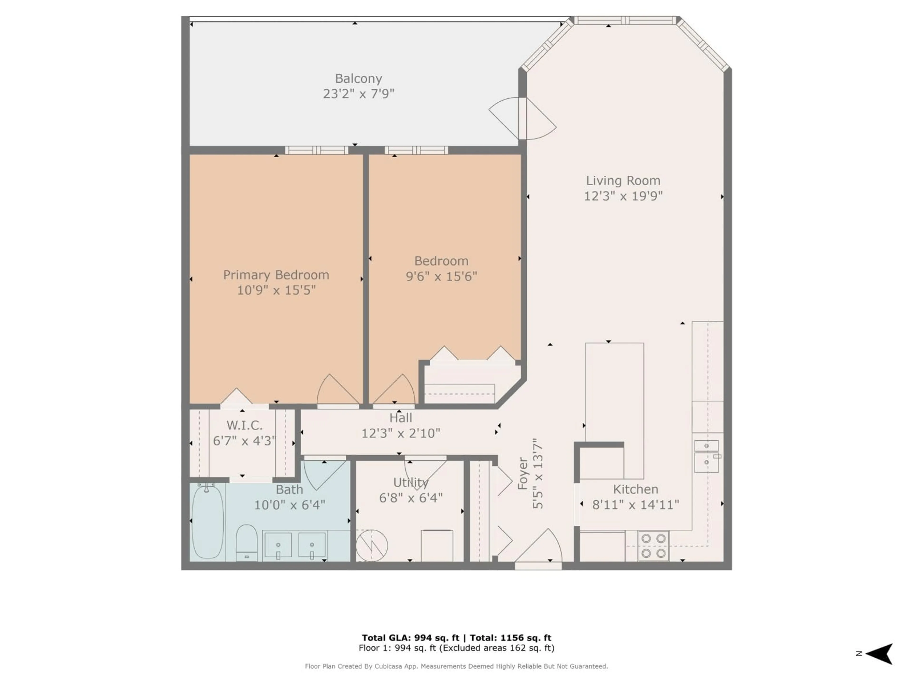 Floor plan for 116 - 9635 121, Surrey British Columbia V3V7L8