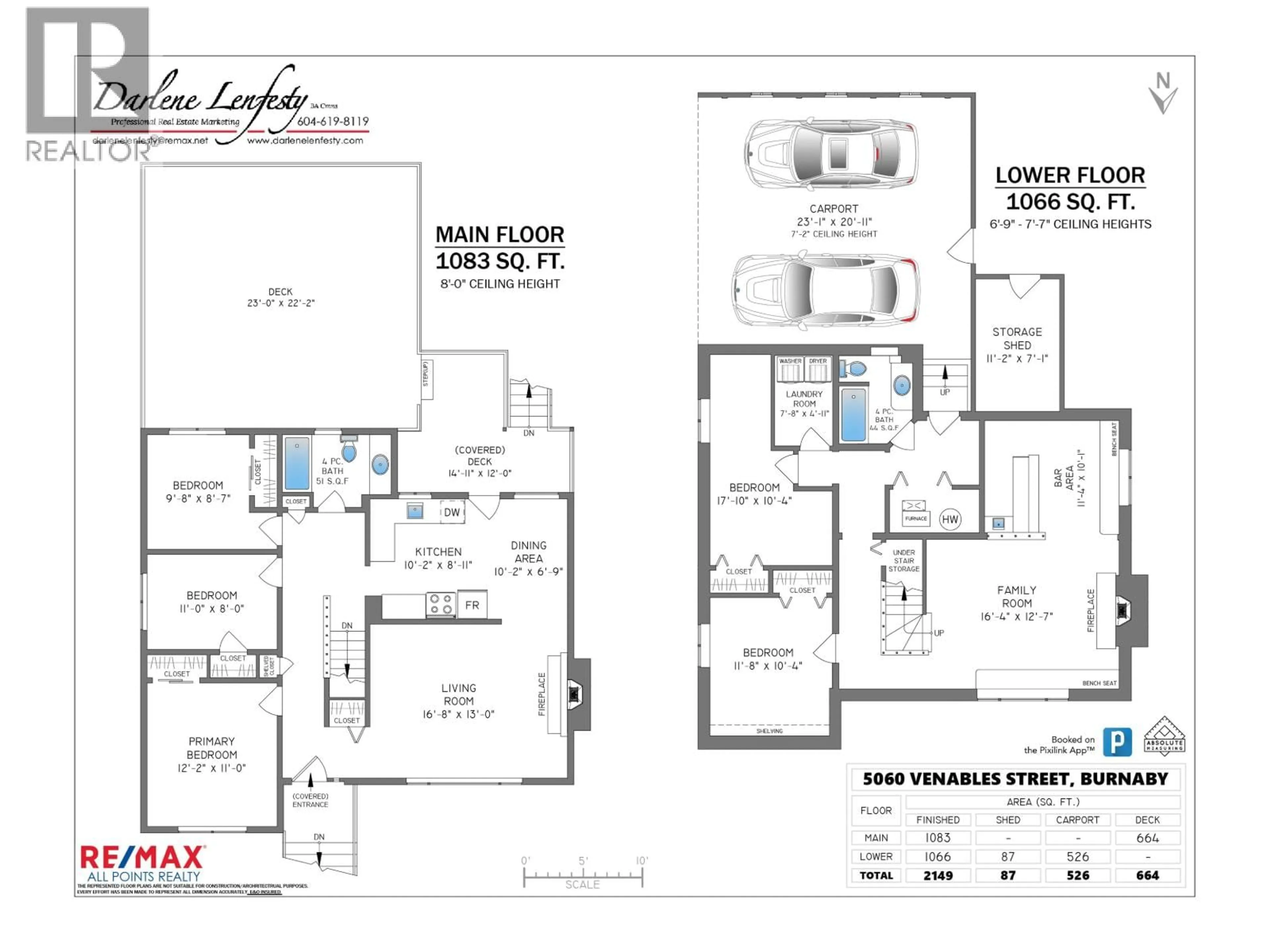 Floor plan for 5060 VENABLES STREET, Burnaby British Columbia V5B1X7