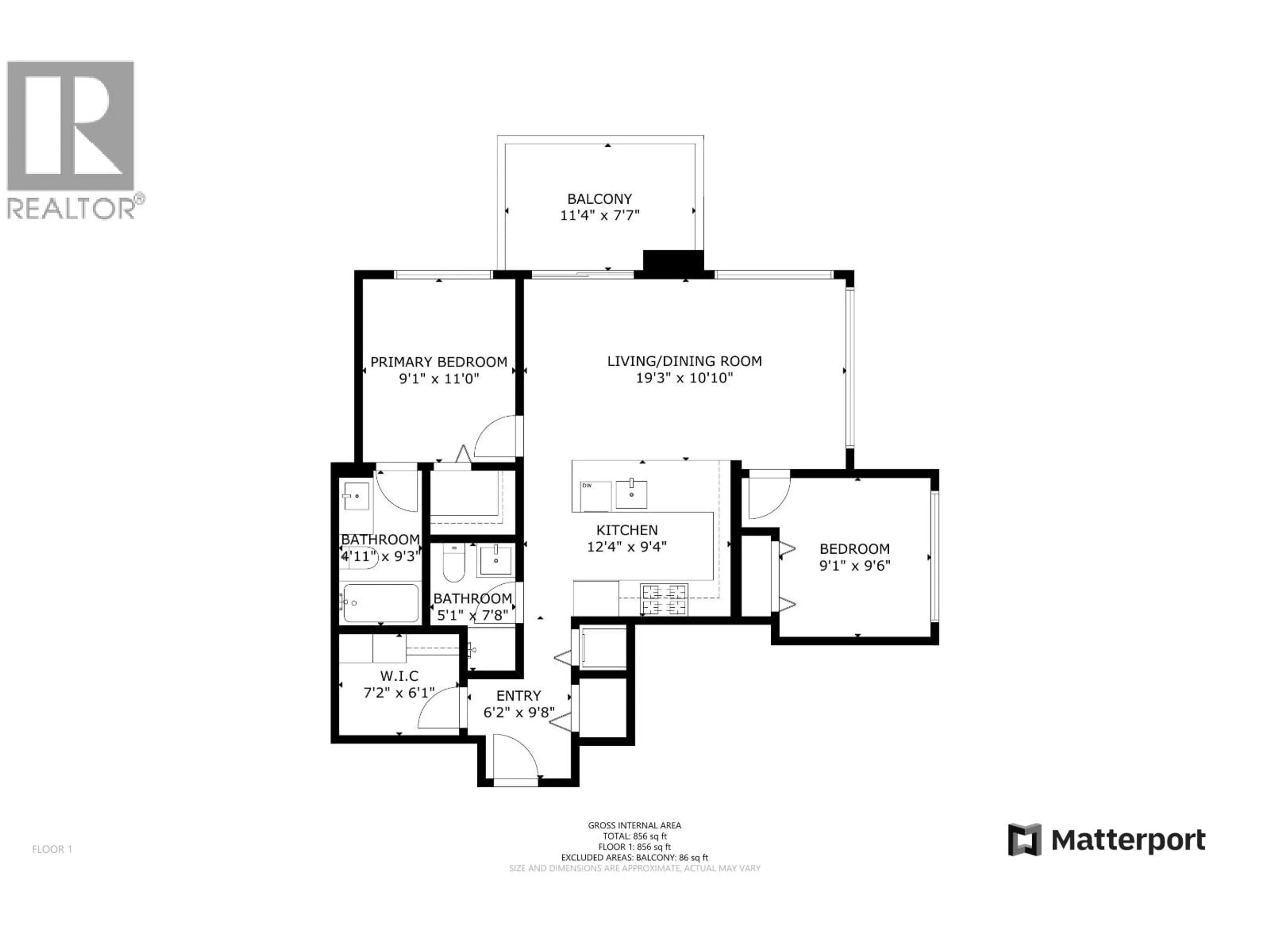Floor plan for 601 - 6538 NELSON AVENUE, Burnaby British Columbia V5H0G5