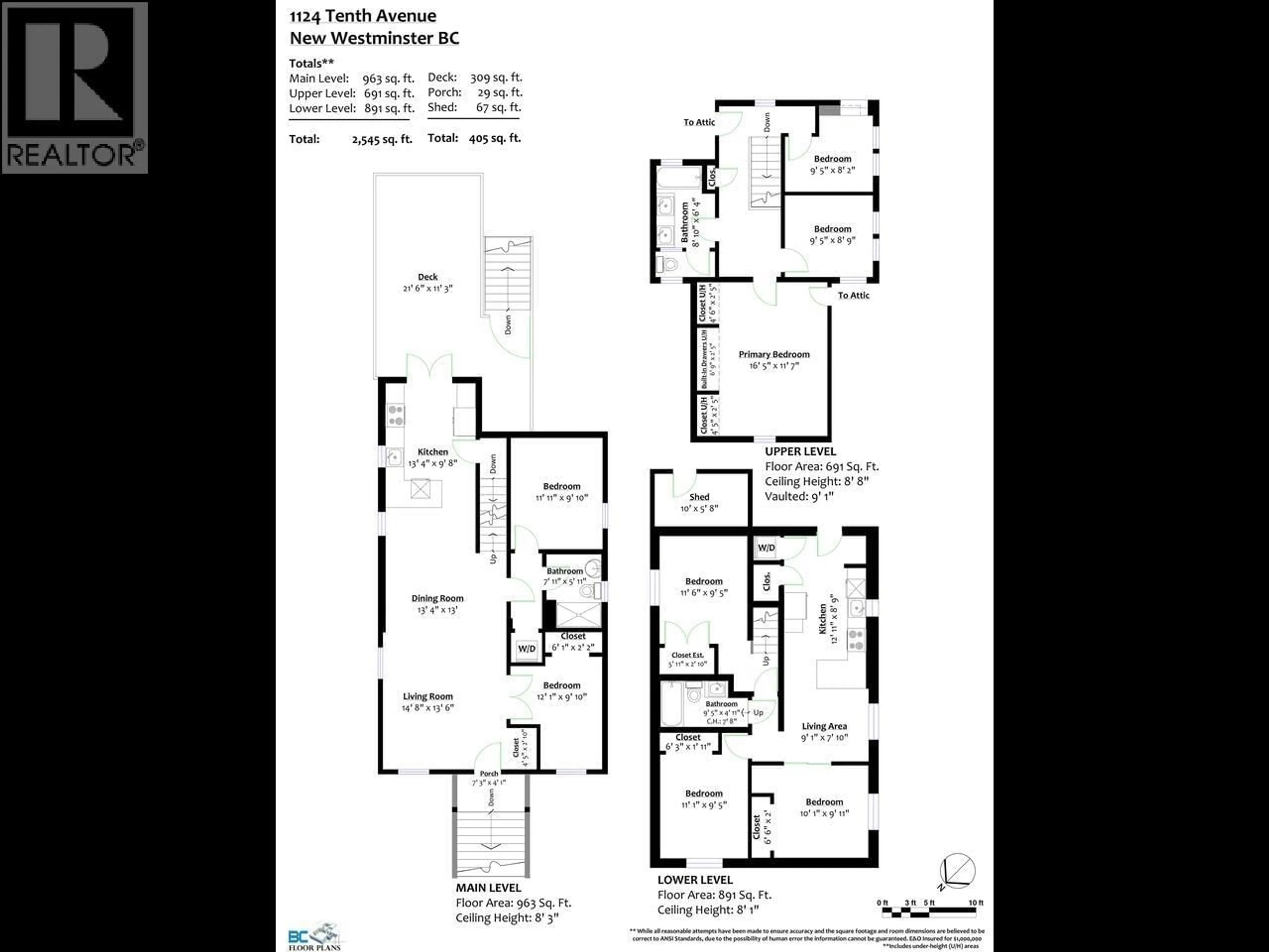 Floor plan for 1124 TENTH AVENUE, New Westminster British Columbia V3M3H7