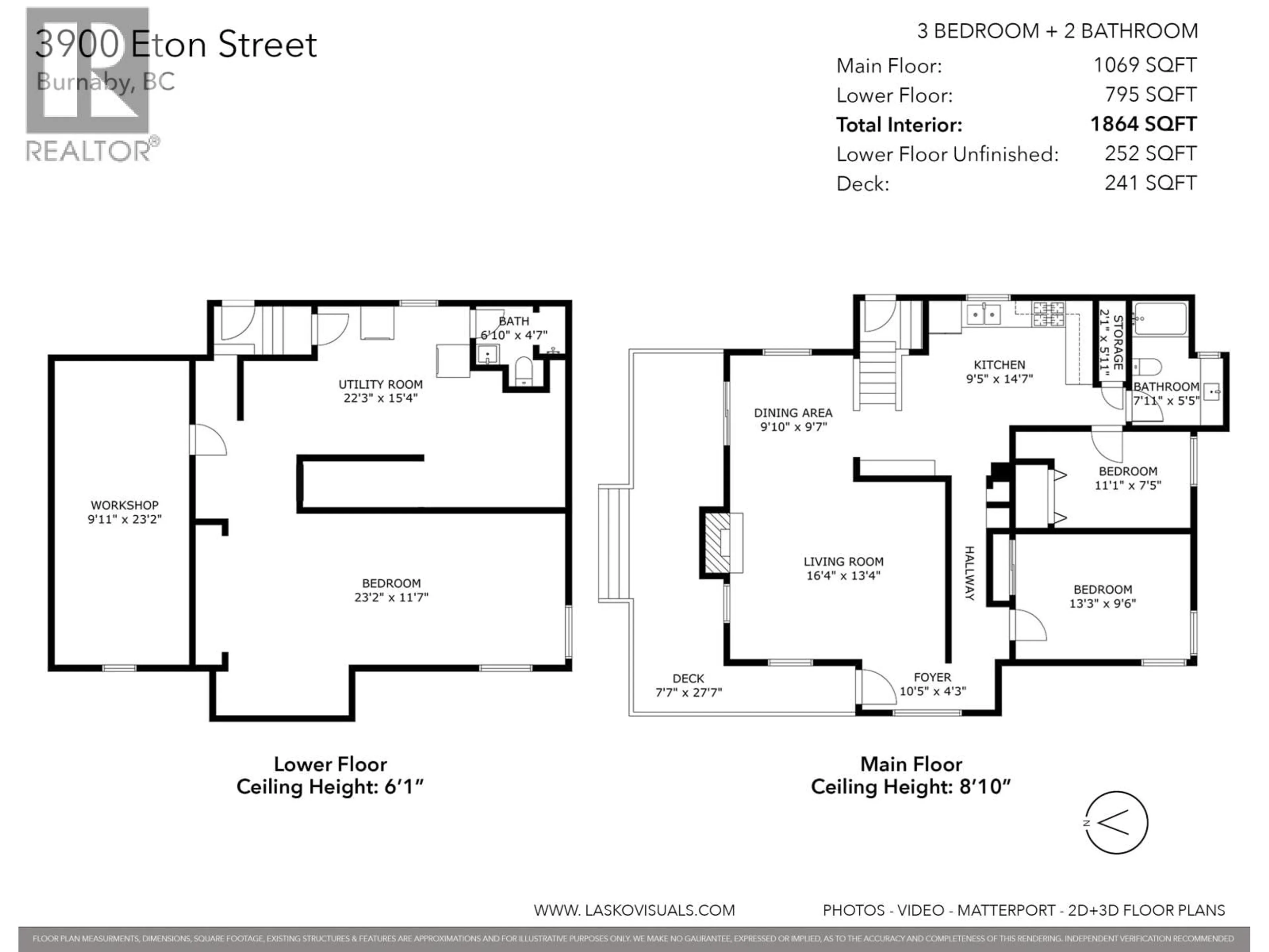 Floor plan for 3900 ETON STREET, Burnaby British Columbia V5C1J5
