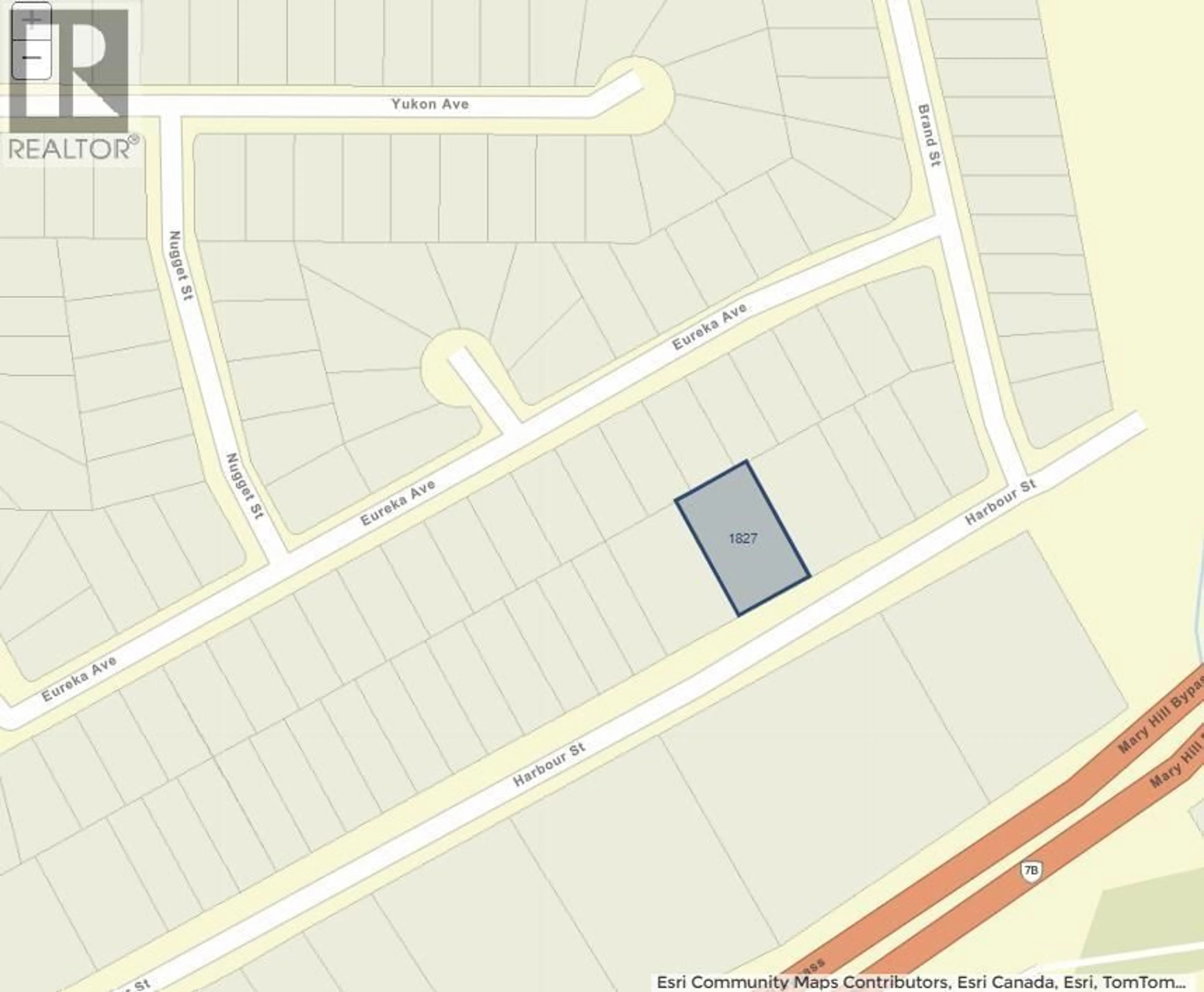 Picture of a map for 1827 HARBOUR STREET, Port Coquitlam British Columbia V3C1A4