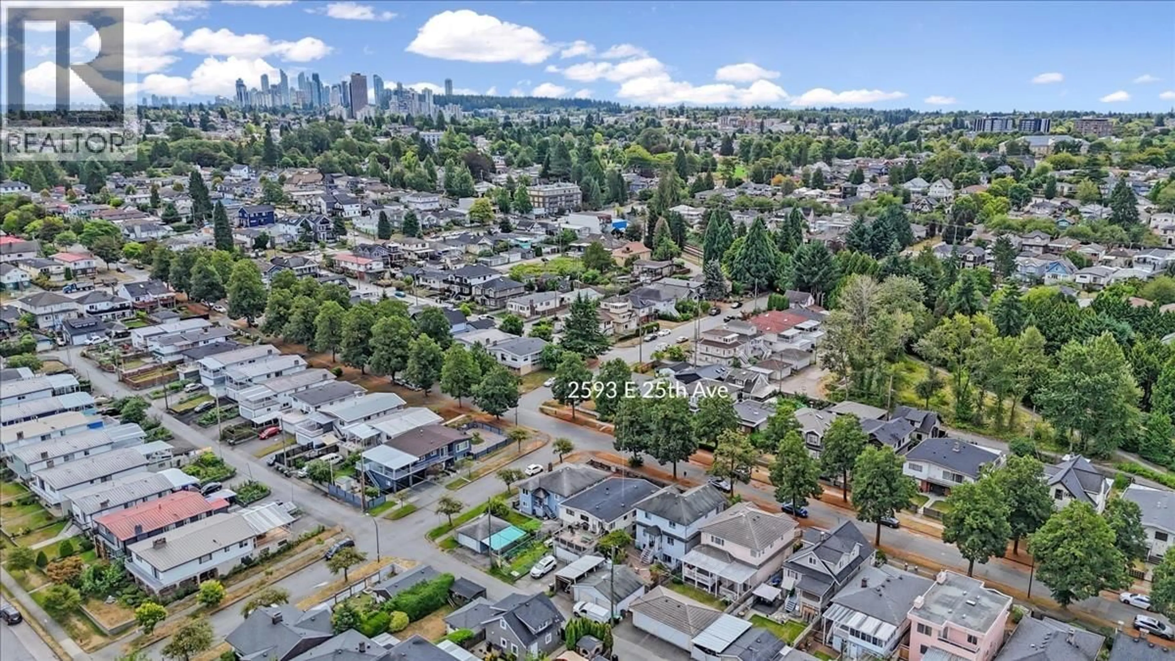 A pic from outside/outdoor area/front of a property/back of a property/a pic from drone, unknown for 2593 25TH AVENUE, Vancouver British Columbia V5R1H2
