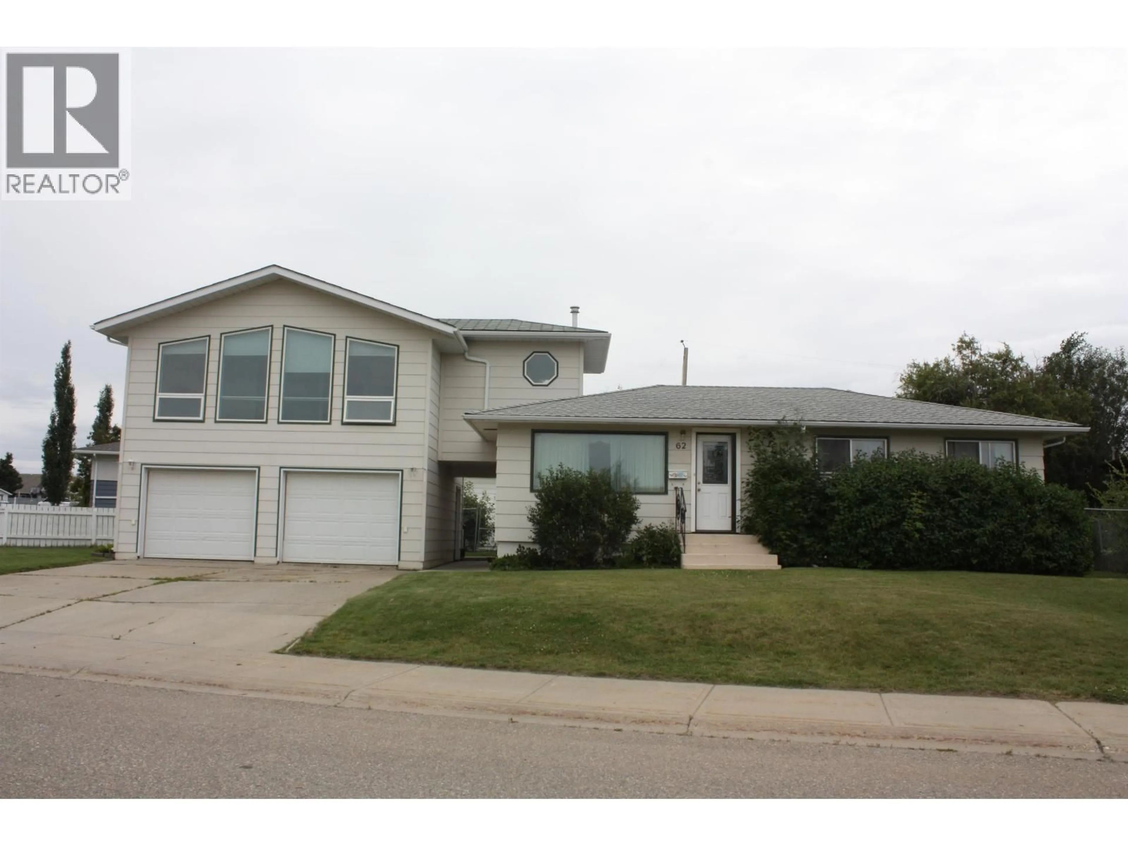 Home with vinyl exterior material, street for 62 PRINCESS CRESCENT, Fort St. John British Columbia V1J2R6